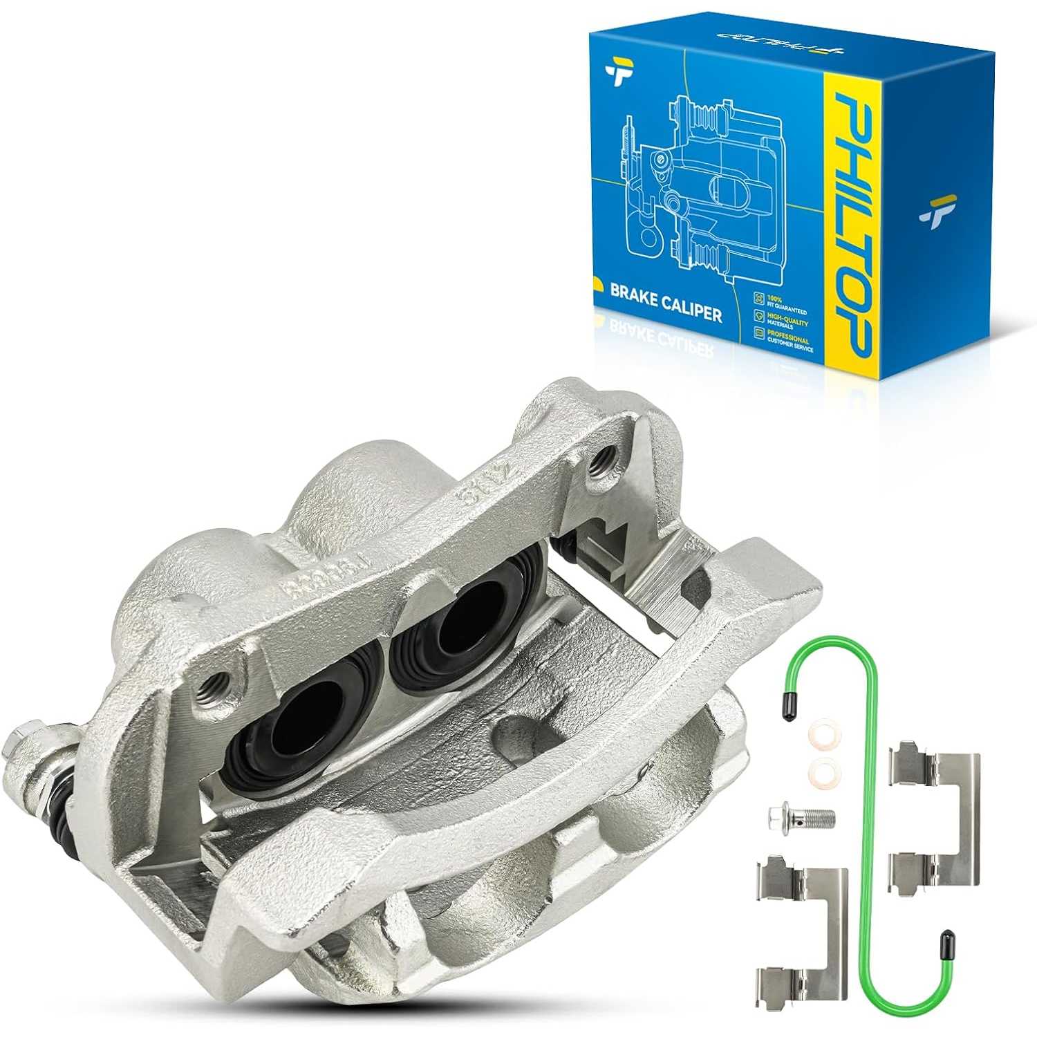 2014-2023 INFINITI QX80 5.6L V8 | 1 PC Front Right Brake Caliper w/Hanger | 19B3338 - PHILTOP