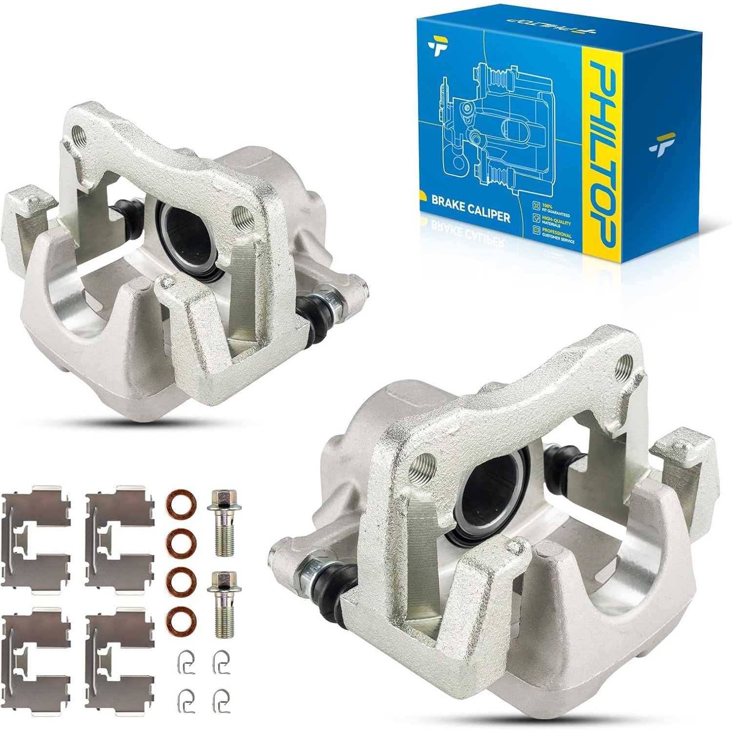 2006-2012 Toyota RAV4 2.4L L4/2.5L L4/3.5L V6 | 1 PC Rear Brake Caliper w/Hanger | 19B3193 - PHILTOP