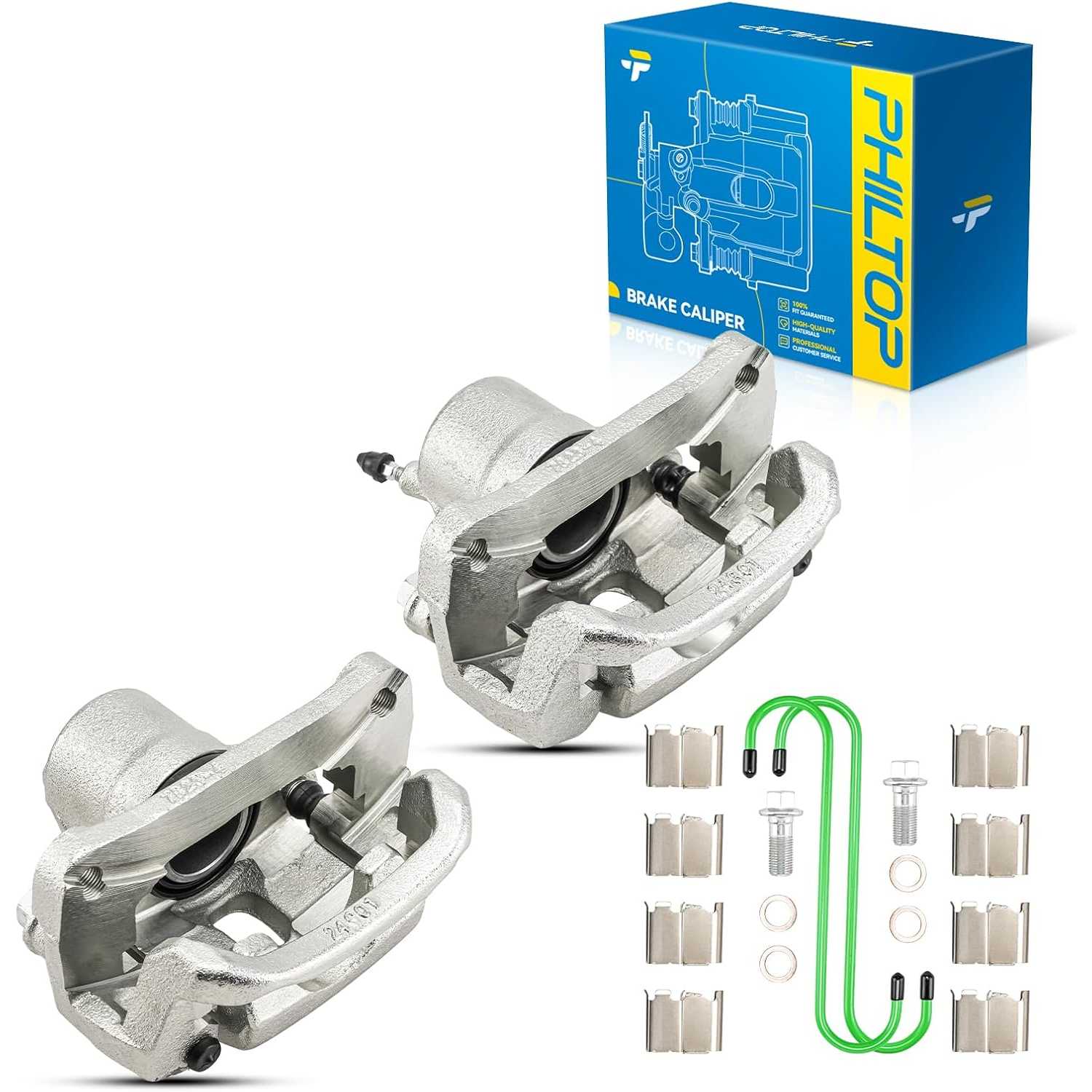 2007-2016 Toyota Tundra 5.7L V8/4.0L V6/4.6L V8/4.7L V8 | 2 PC Rear Brake Caliper w/Hanger | 19B3277 - PHILTOP