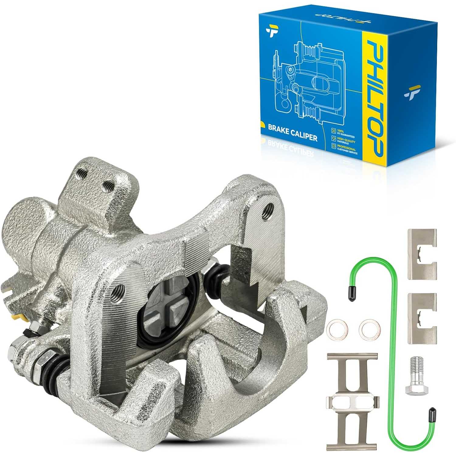 2006-2015 Honda Civic 1.8L L4/1.3L L4/2.0L L4/2.4L L4 | 1 PC Rear Right Brake Caliper w/Hanger | 19P3298 - PHILTOP