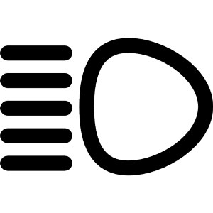 high beam symbol