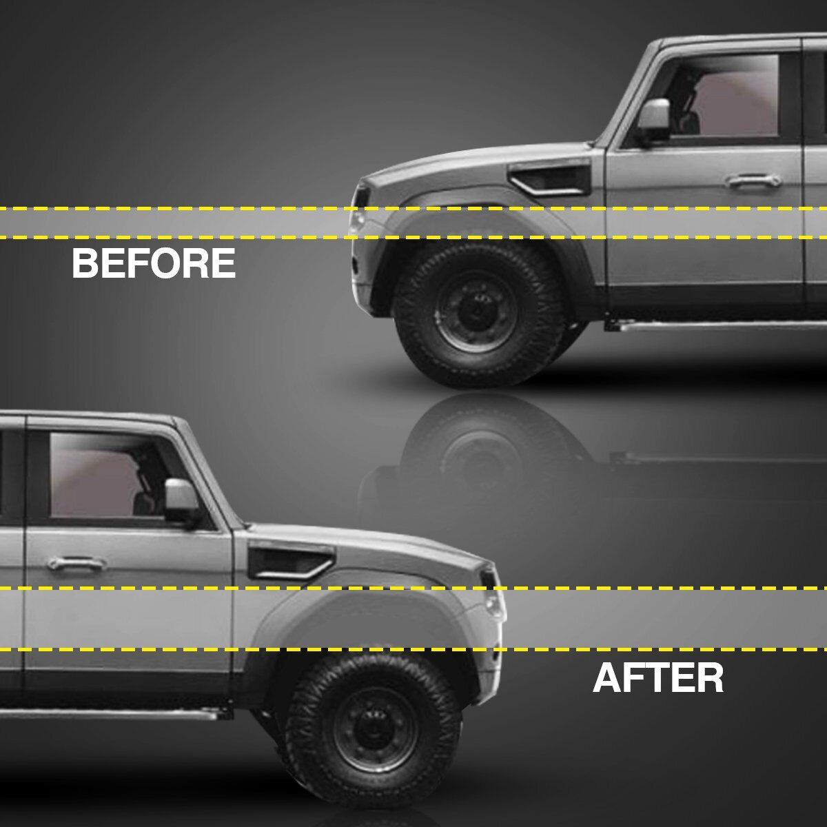 Suncent® 2007-2020 Silverado 1500 3" Front Leveling Lift Kit 8