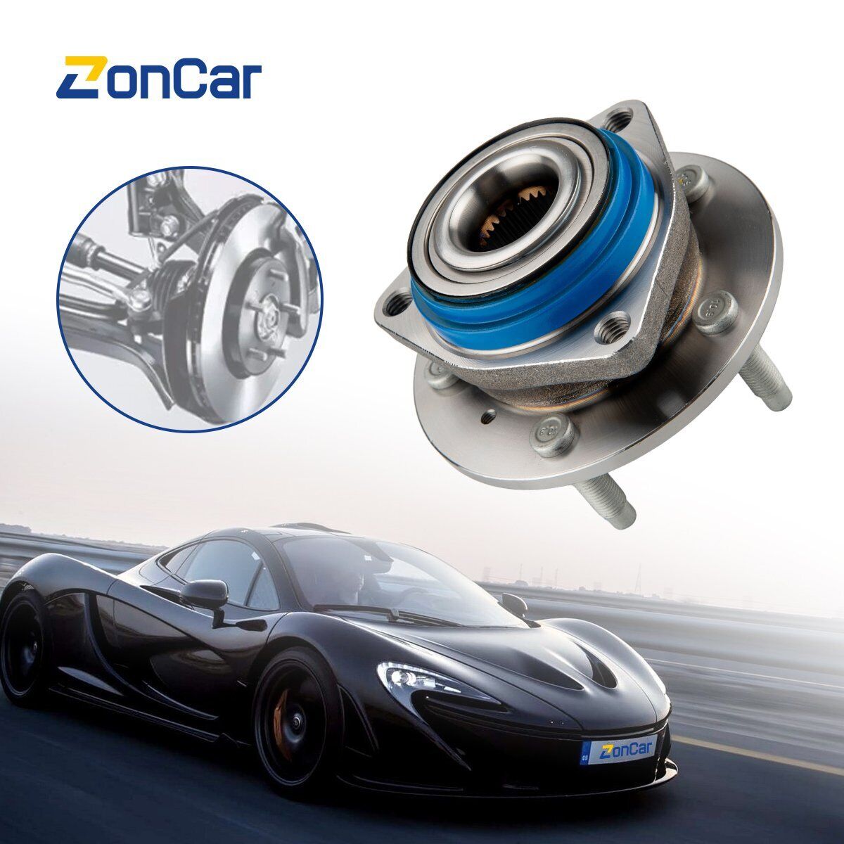 KAX® Front Wheel Hub Bearing Assembly 2PCS for 2003 Pontiac Aztek 7