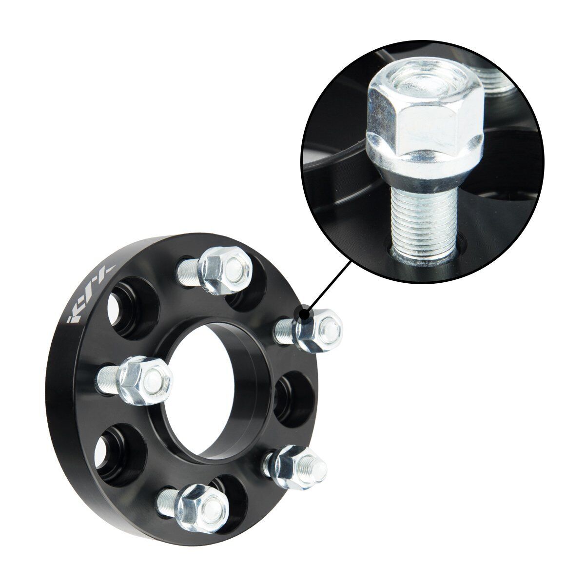 KYX® 1" 5x4.5" Hub Centric Wheel Spacers 70.5mm 1/2"x20 2PCS for 2000 Mercury Mountaineer 7