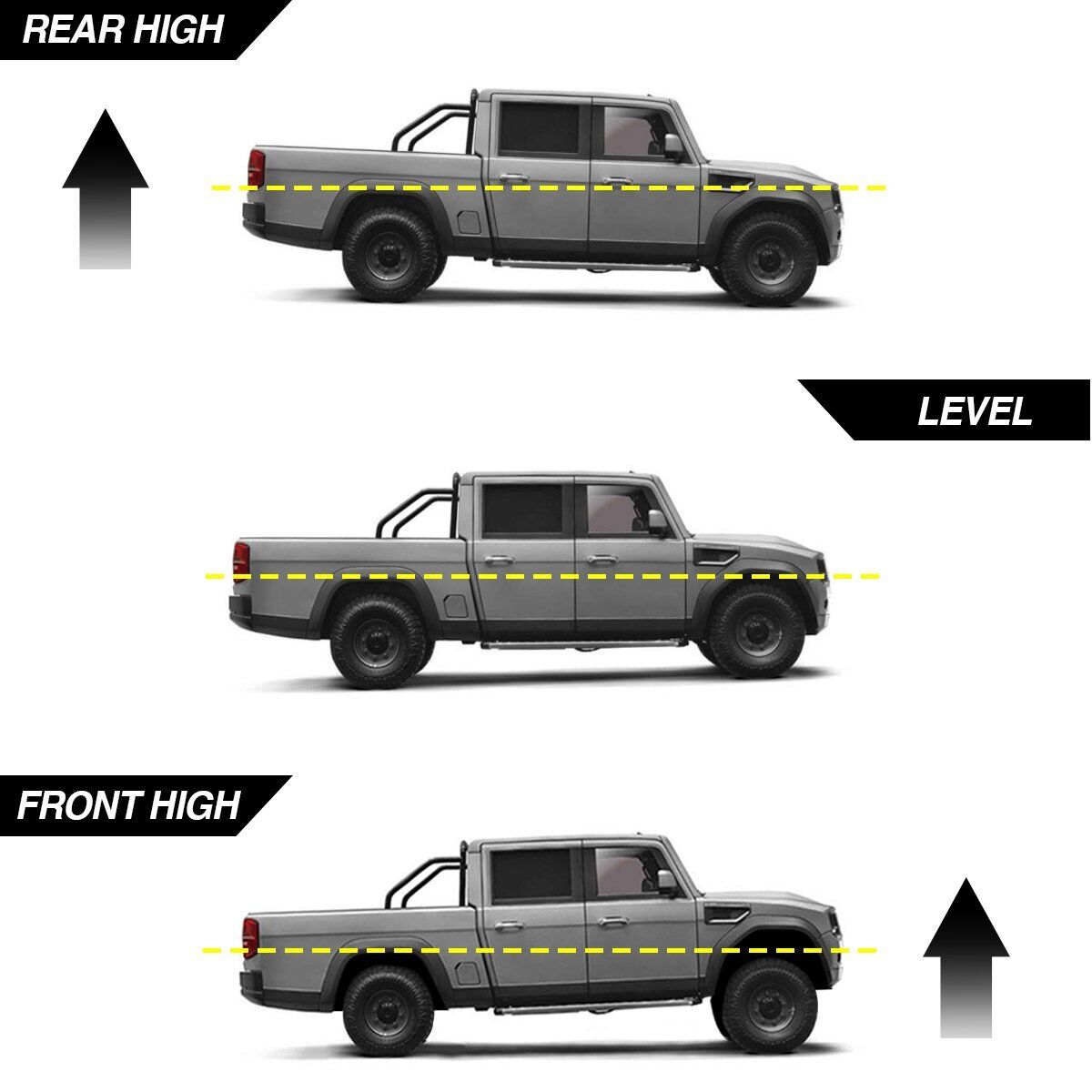 Suncent® 2005-2020 Ford F250/F350 SuperDuty 2.5" Front Leveling Lift Kit 8