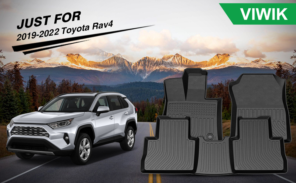 VIWIK FLOOR MATS FOR 2019-2021 Toyota Rav4