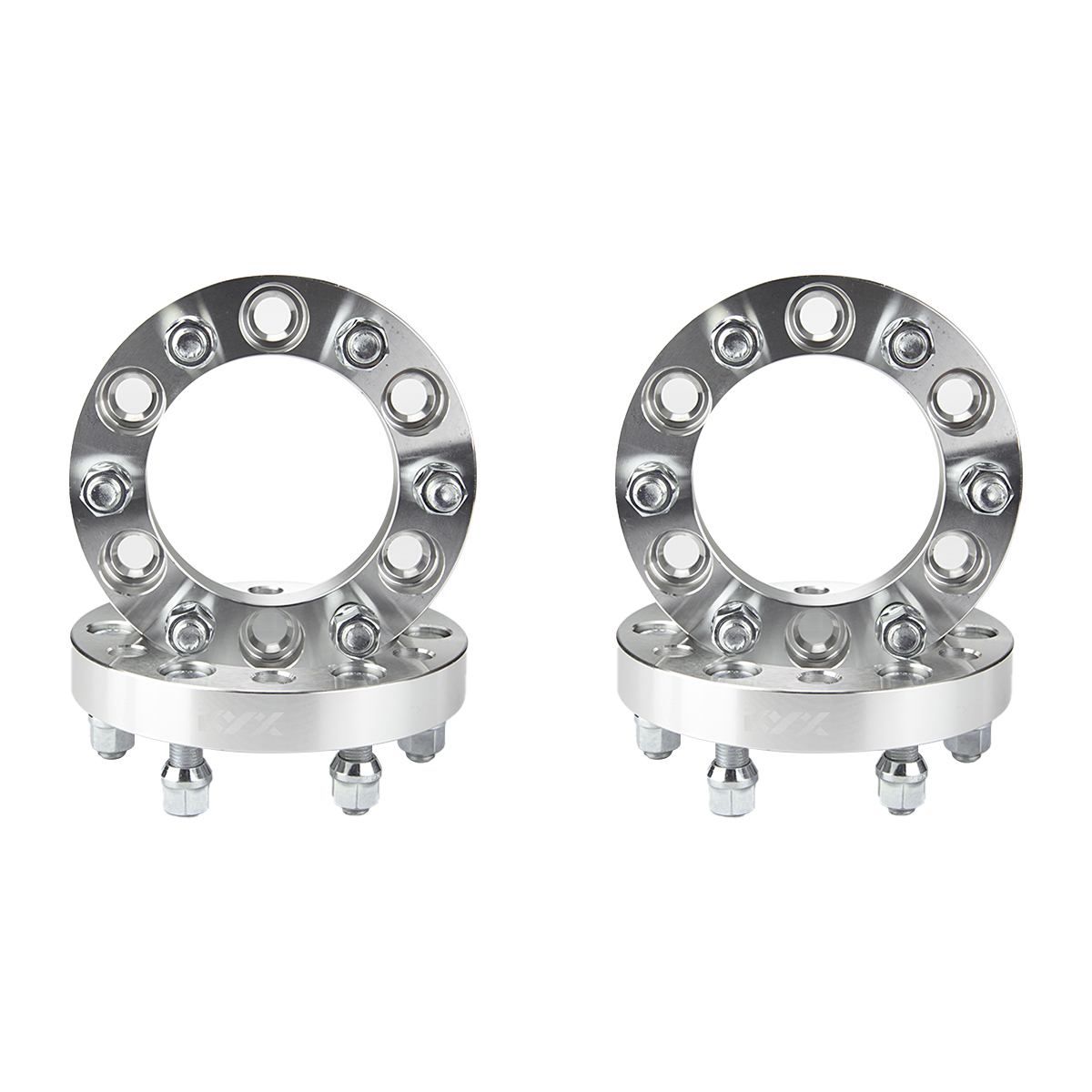 KYX® 1" 6x5.5" Wheel Spacers 108mm M14x1.5 4PCS for 2025 Chevrolet Silverado 1500 11