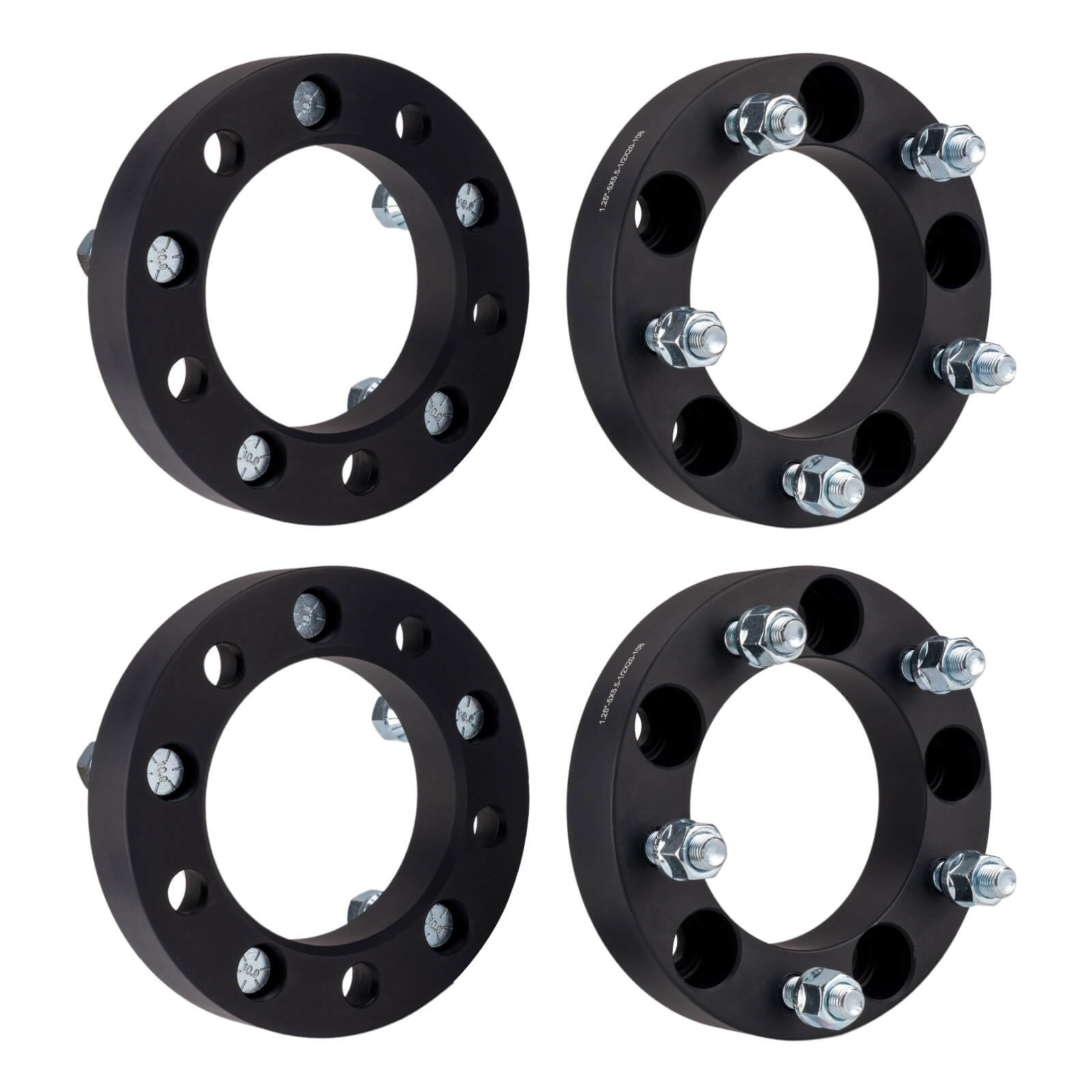 KAX® 1.25" 5x5.5" Wheel Spacers 108mm 1/2"x20 4PCS for 1972 Ford Bronco 0
