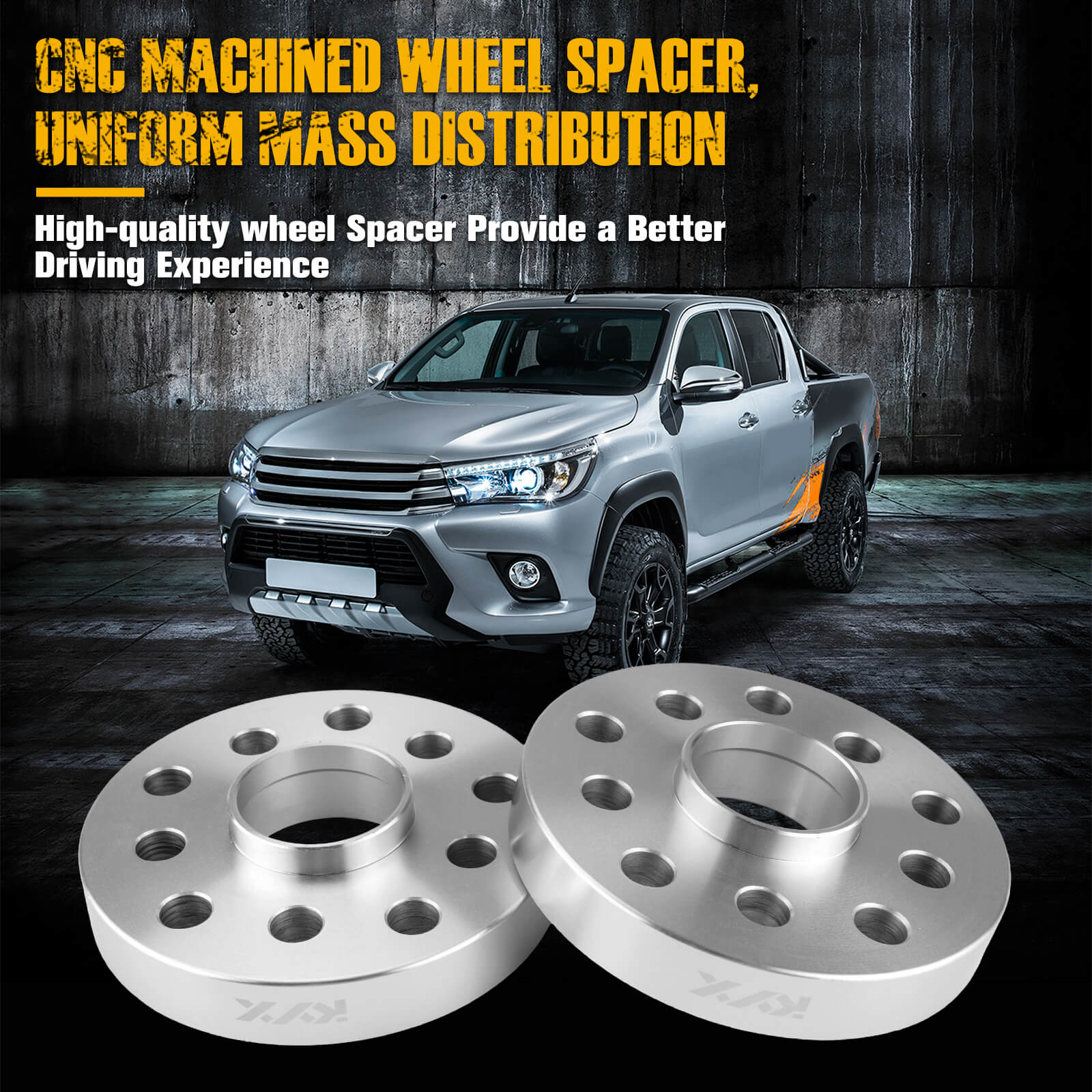 KYX® 25mm 5x100mm to 5x112mm Wheel Adapters Hub Centric 57.1mm M14x1.5 4PCS for 2020 Audi TT RS Quattro 10