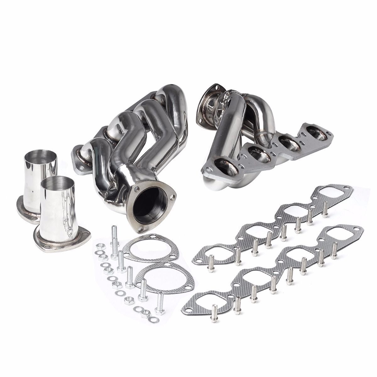 Exhaust Header for 1965, 1966, 1967, 1968, 1969, 1970, 1971, 1972, 1973, 1974, 1975 Chevrolet Bel Air, Camaro, Chevelle And Malibu Big Block V8