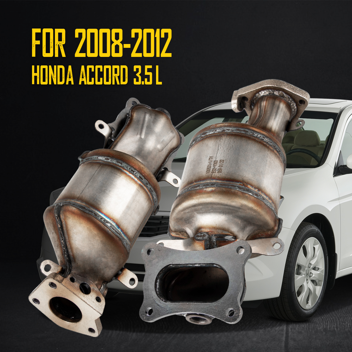 Suncent® 2008-2012 Honda Accord 3.5L(More Available) Catalytic Converter 2pcs (EPA Compliant) 3