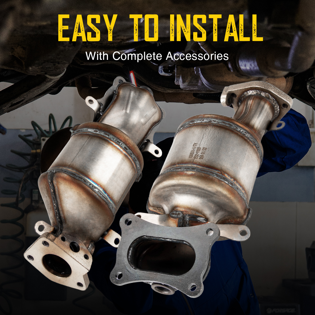 Suncent® 2008-2012 Honda Accord 3.5L(More Available) Catalytic Converter 2pcs (EPA Compliant) 5