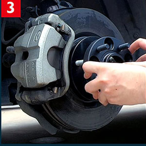 How to Install Wheel Spacers- step 3