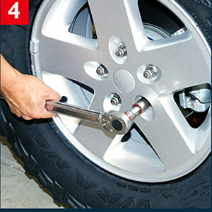 How to Install Wheel Spacers- step 4