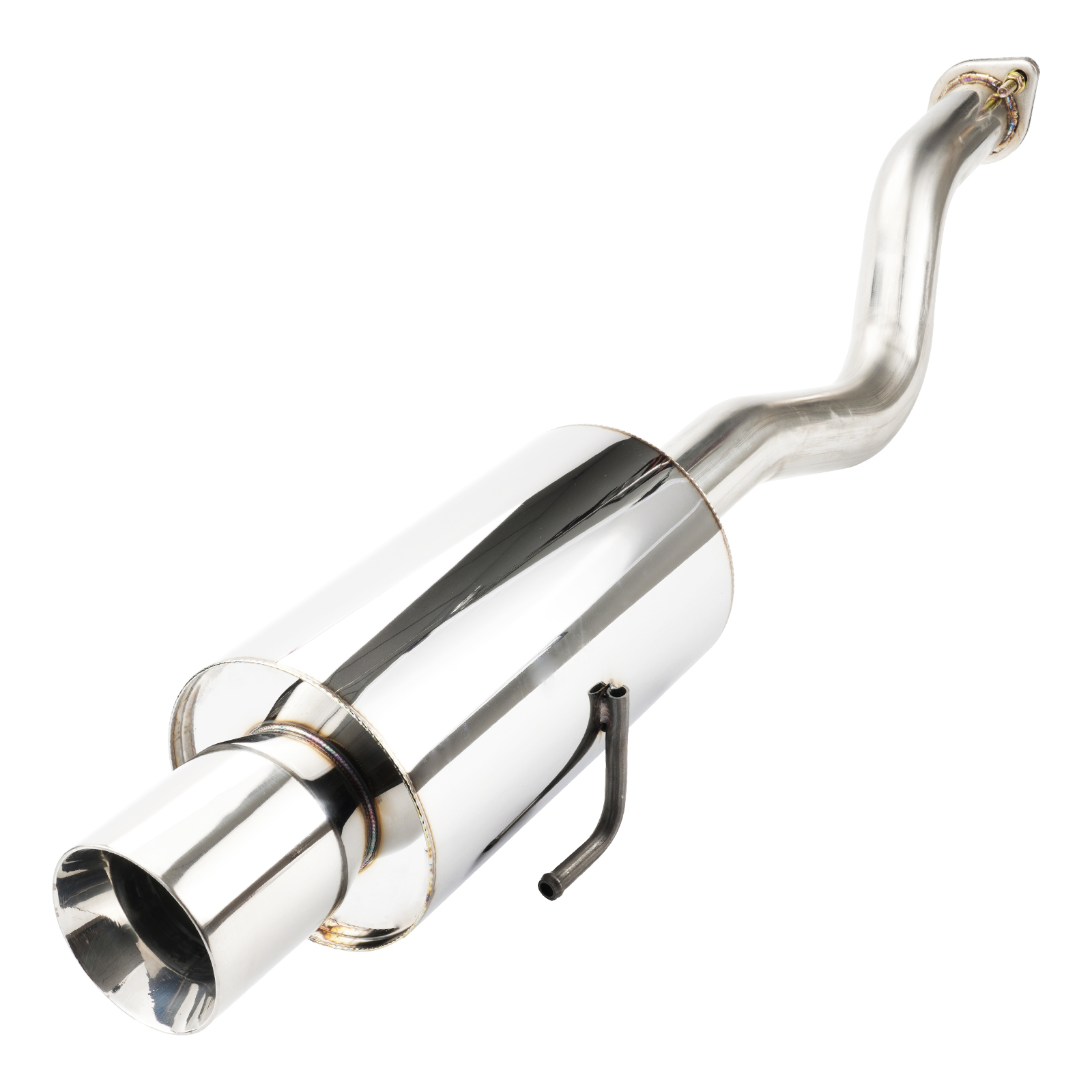 Suncent® Cat-Back Exhaust System for 1994-2001 Integra Sedan GS/RS/LS with Muffler & 4" Rolled Tip 4