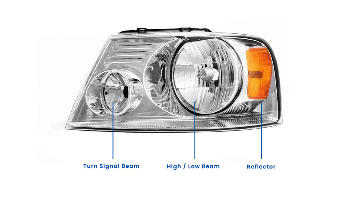 2004 to 2008 Ford F-150 headlight assemblies