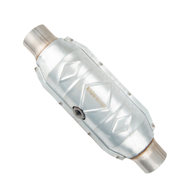 KAX® 2.5" Universal Catalytic Converter 1Pc w/O2 Port EPA Complaint (EPA Compliant) 0