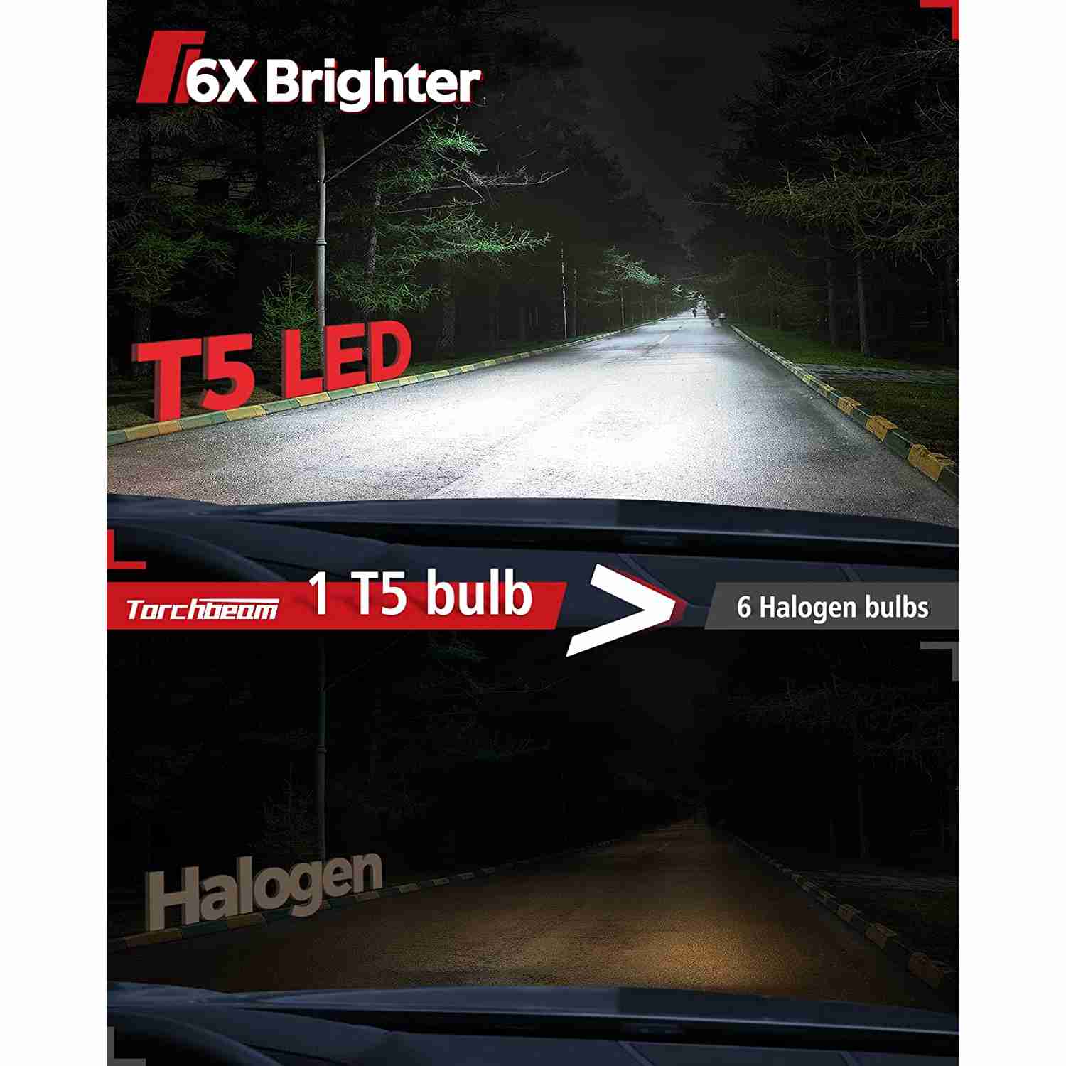 9005/HB3 H11/H9/H8 LED Headlight Bulbs H11/H16/H8 Fog Light Bulbs Combo 3Pairs 5
