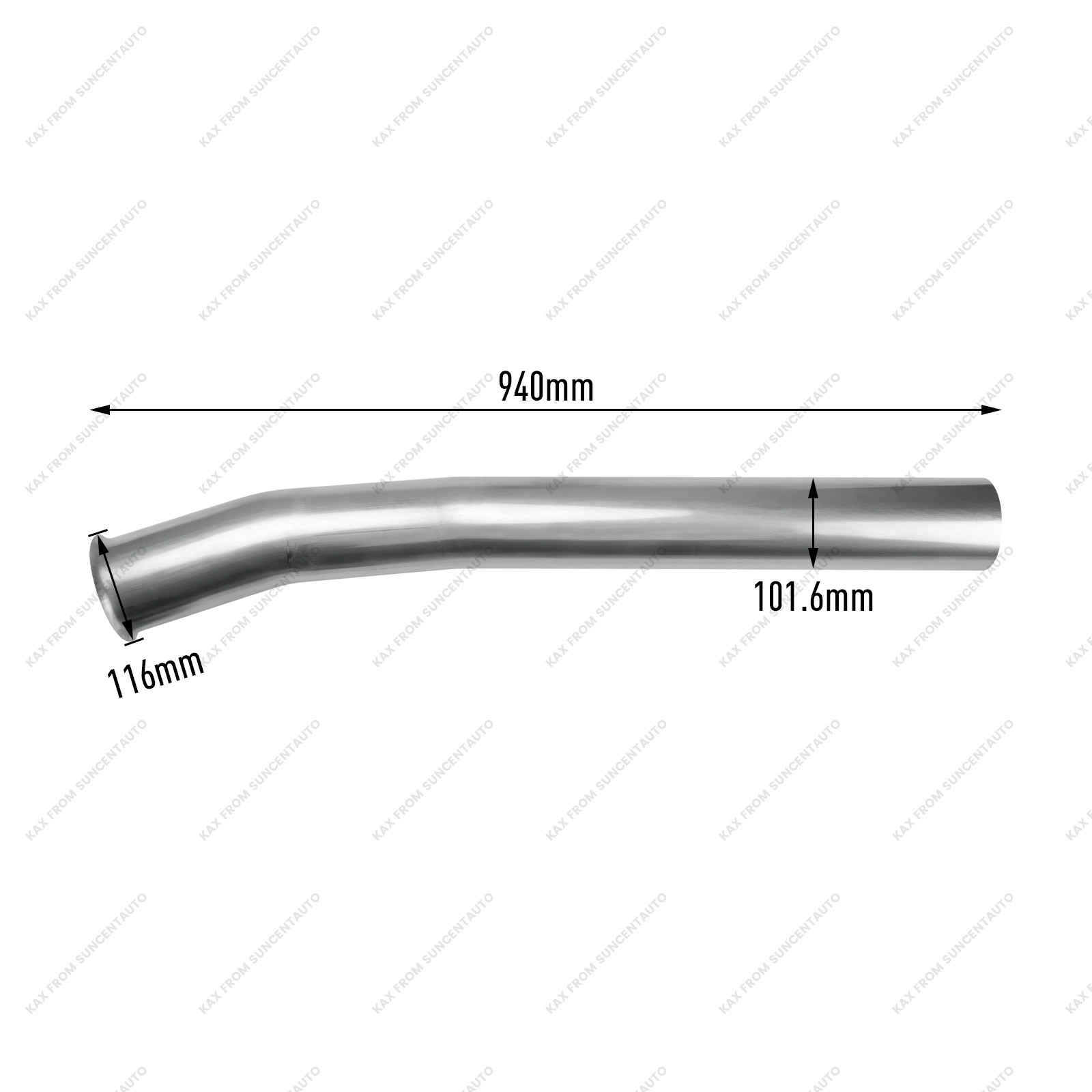 2011-2014 & 2017-2022 6.7L Powerstroke 5" Downpipe-Back Exhaust DPF Delete and Normal Black EGR Delete Kit for Ford F250/F350 13