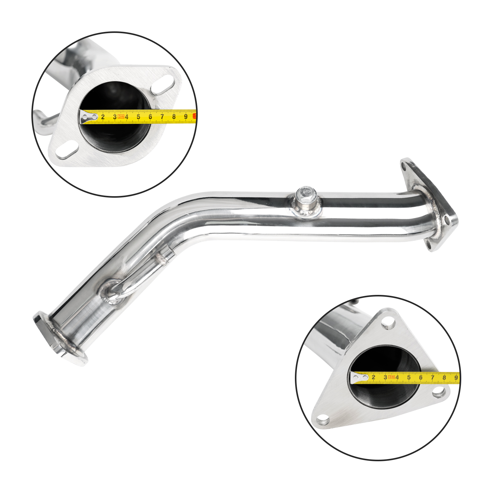 2.5'' Downpipe Exhaust For 2008-2013 INFINITI G37 3.7L V6
