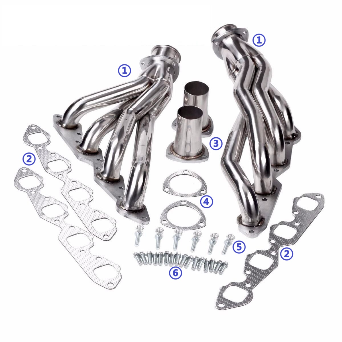 Exhaust Header for 1963-1974 Chevrolet Bel Air, Caprice, Camaro Big Block