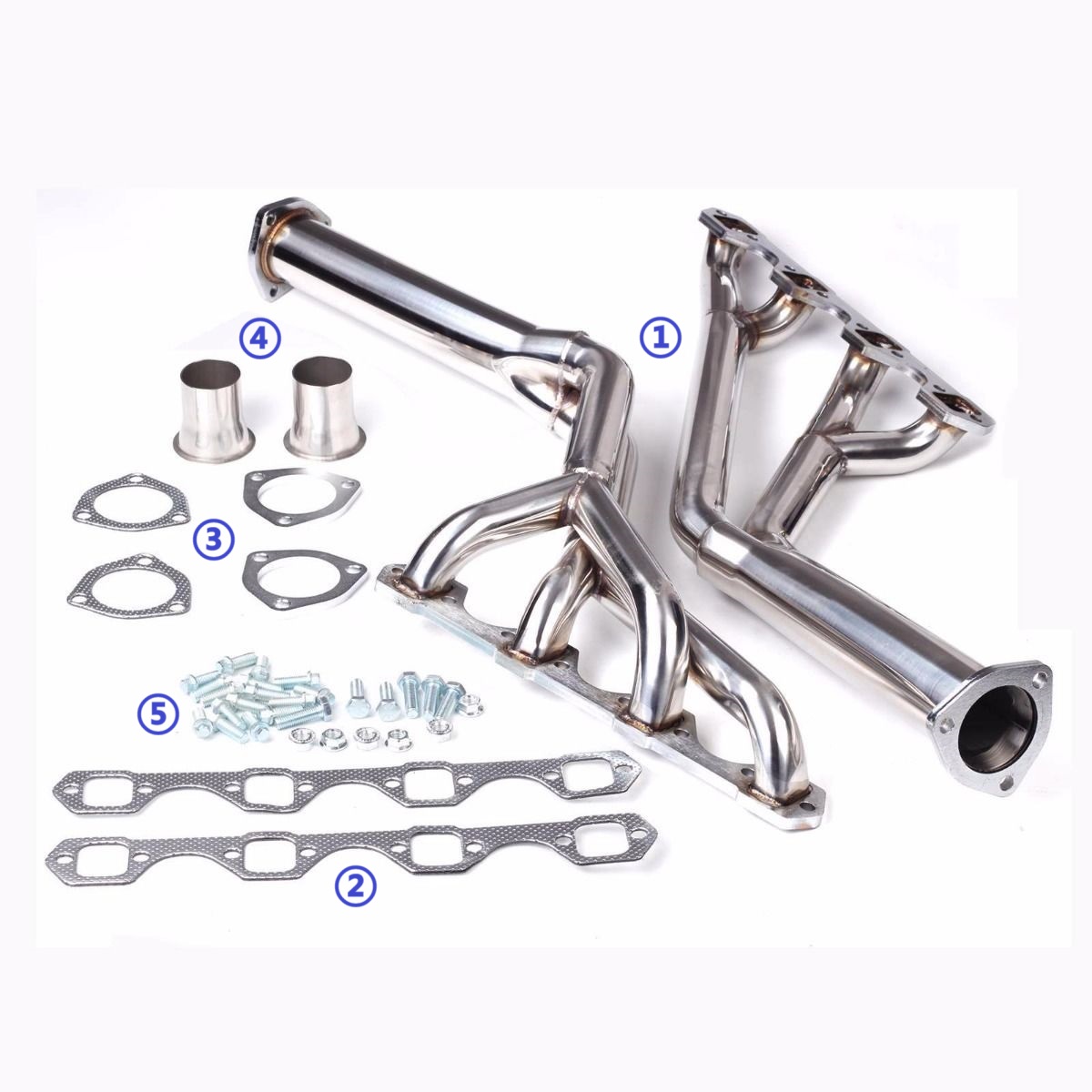 Long Tube Header for 1964, 1965, 1966, 1967, 1968, 1969, 1970 Ford Mustang 260 289 302 351 V8