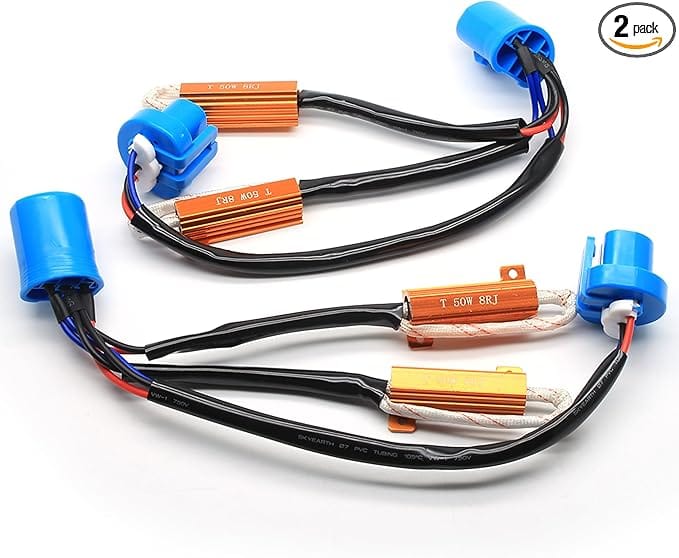 SEALIGHT® 9007/HB5 LED Bulbs Canbus Decoders/ Resistor Anti Flicker Harness Resistor Kit