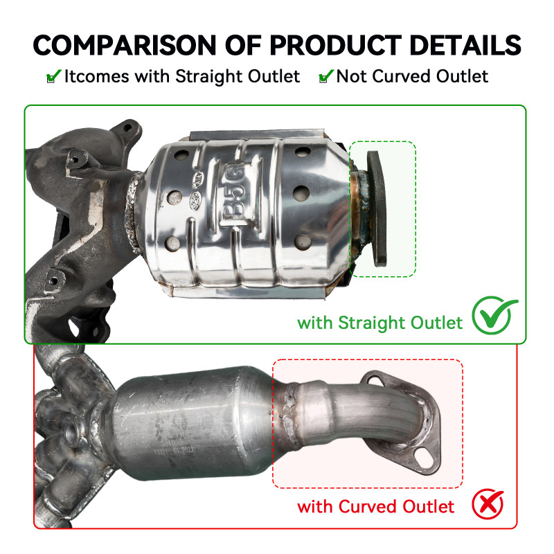 Suncent® 2004-2012 Hyundai Elantra 2.0L(More Available) Straight Outlet Catalytic Converter (EPA Compliant) 1