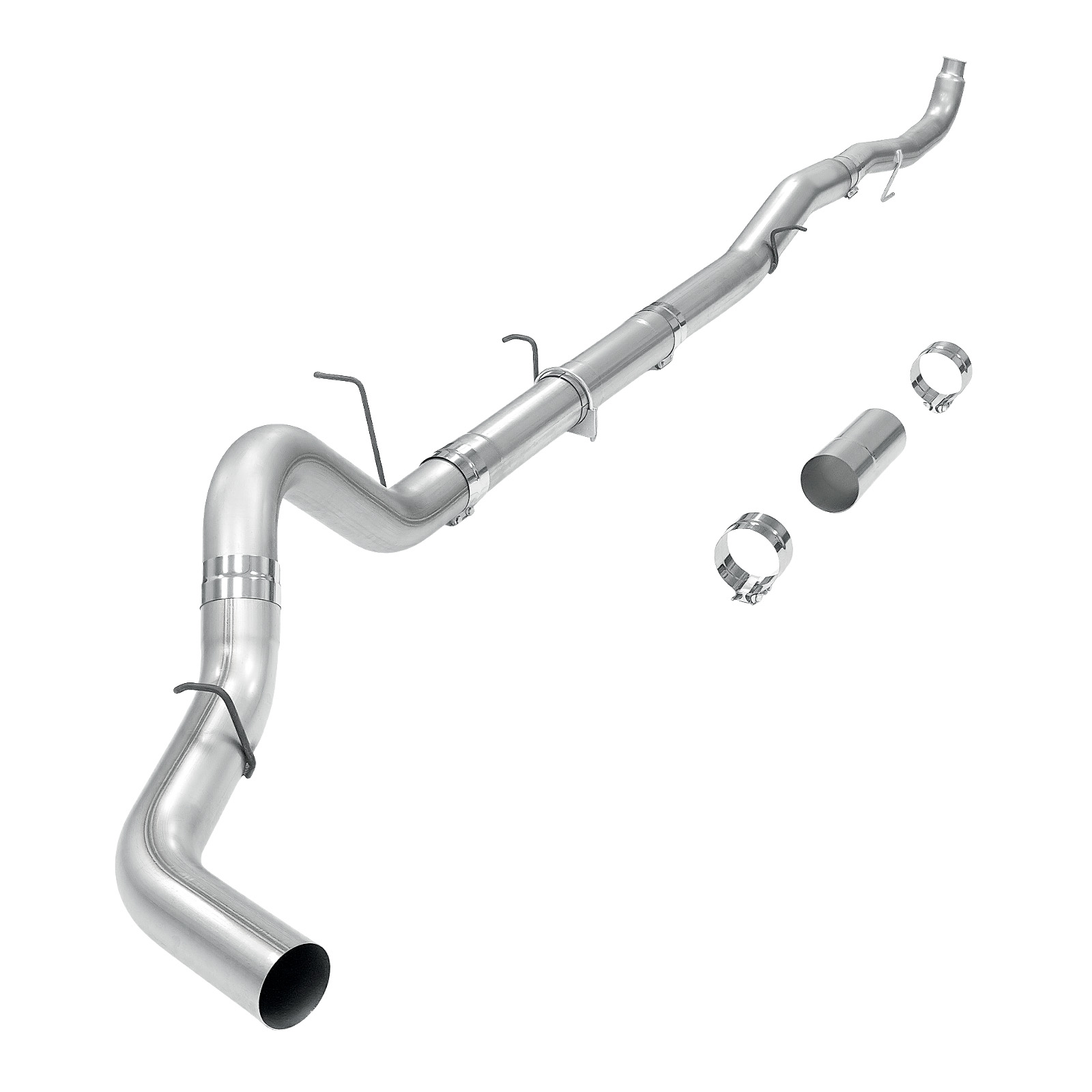 2011-2015 LML 6.6 Duramax 5" Downpipe-Back Exhaust for Chevy GMC 2500HD 3500HD 0