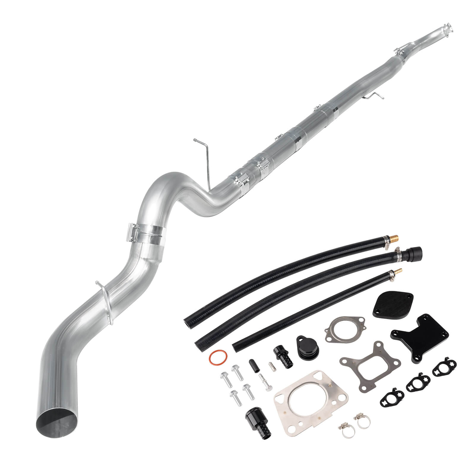 2017-2019 L5P Duramax 5" Dp-Back Exhaust DPF Delete and EGR Delete Kit for Chevy Silverado/GMC Sierra 2500/3500HD 0