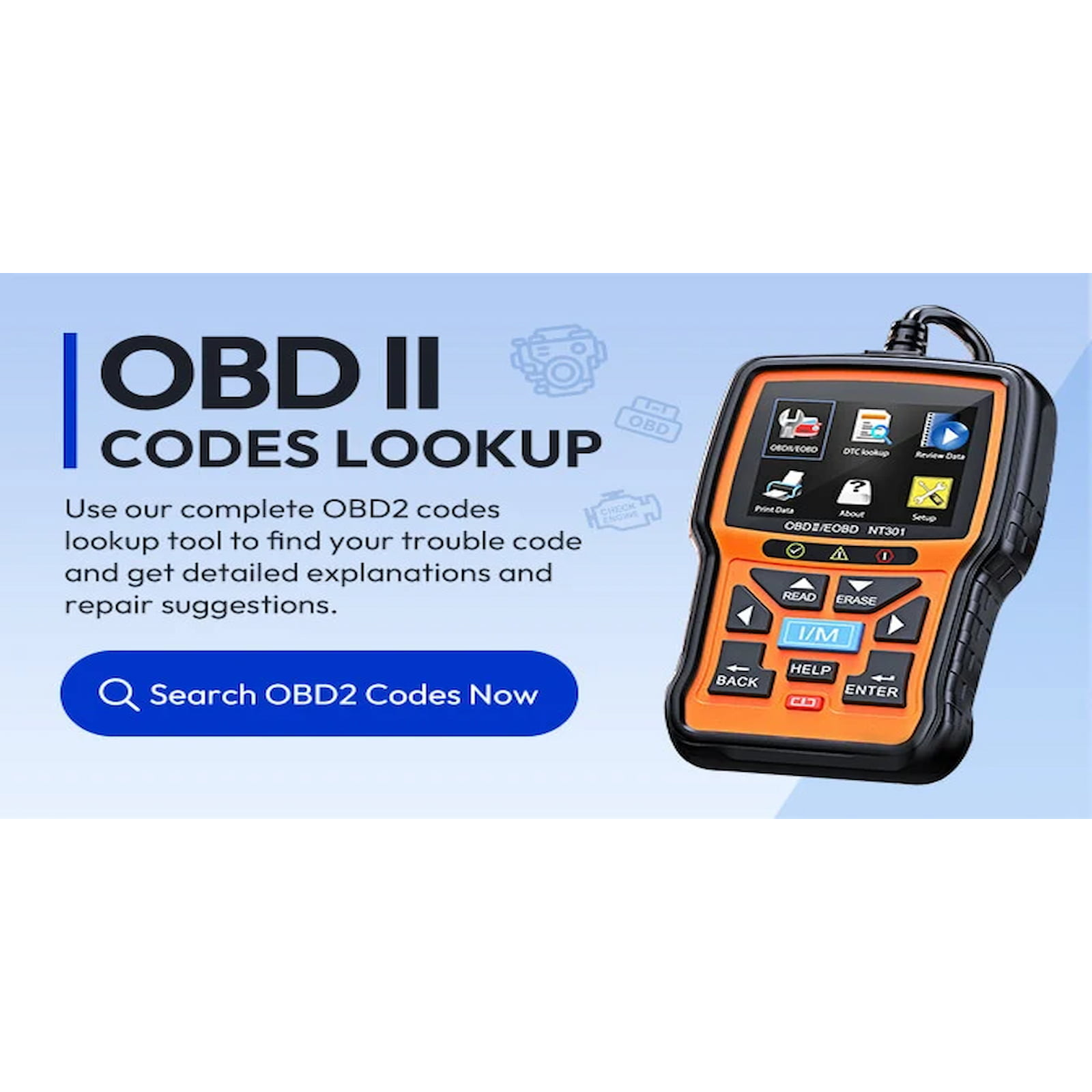OBD II Codes Lookup