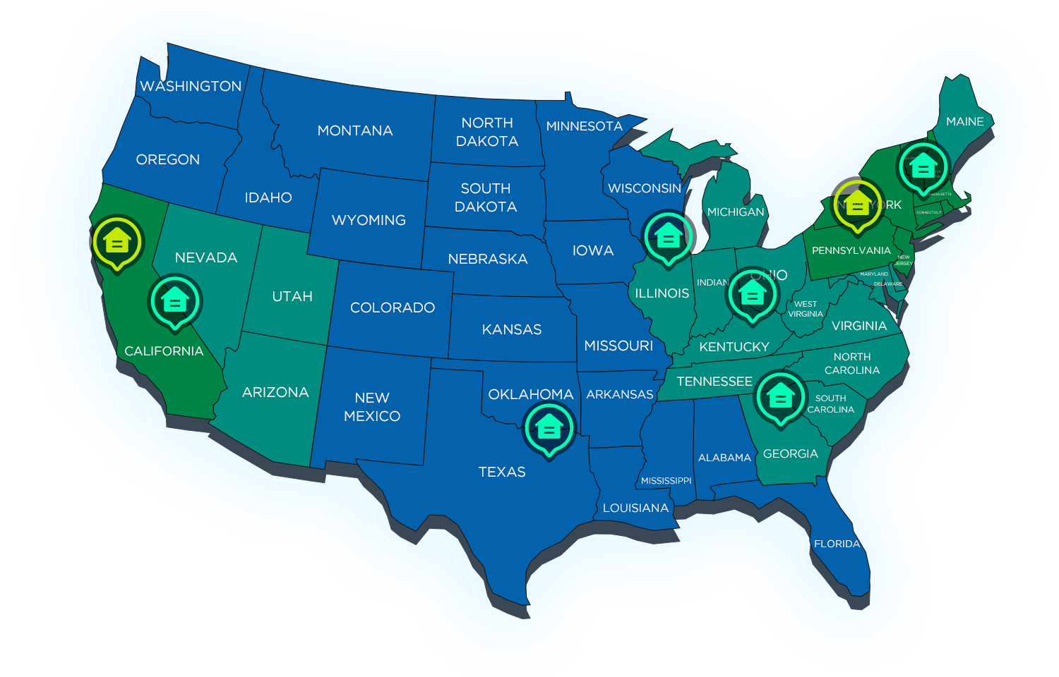 US Coverage Map