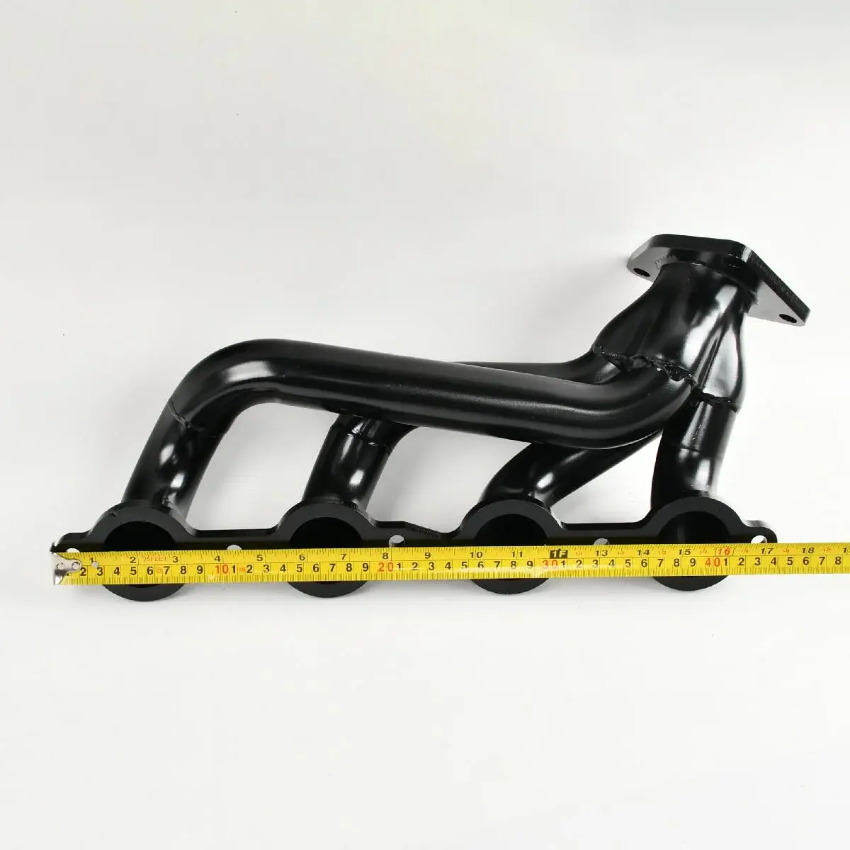 1-5/8" Black Exhaust Header For 2000-2016 Silverado Sierra 1500 2500/3500HD 4.8 5.3 6.0 V8 | Suncent® 4