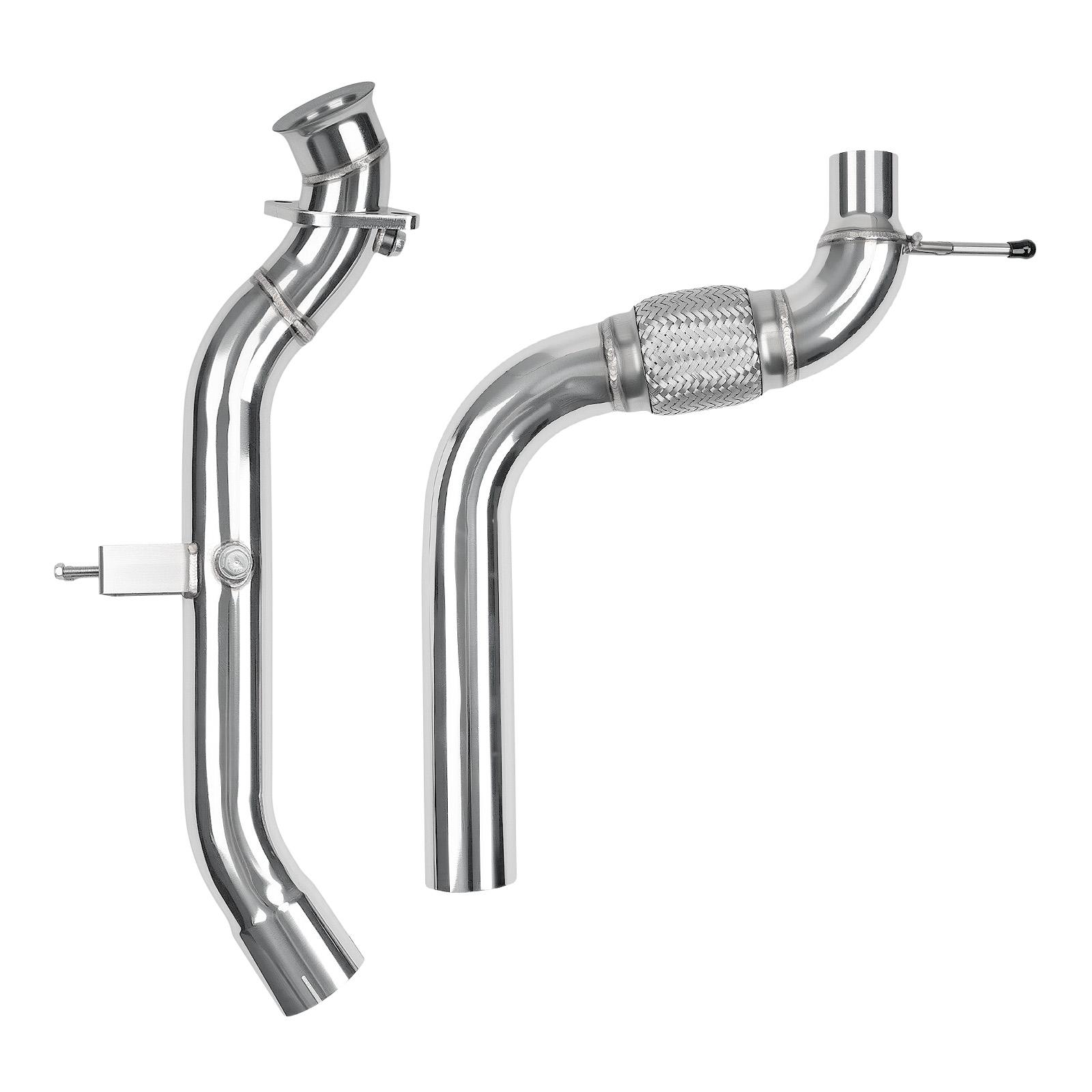 3.0" Catless Turbo Downpipe For 2015-2023 Ford Mustang EcoBoost 2.3T L4 0