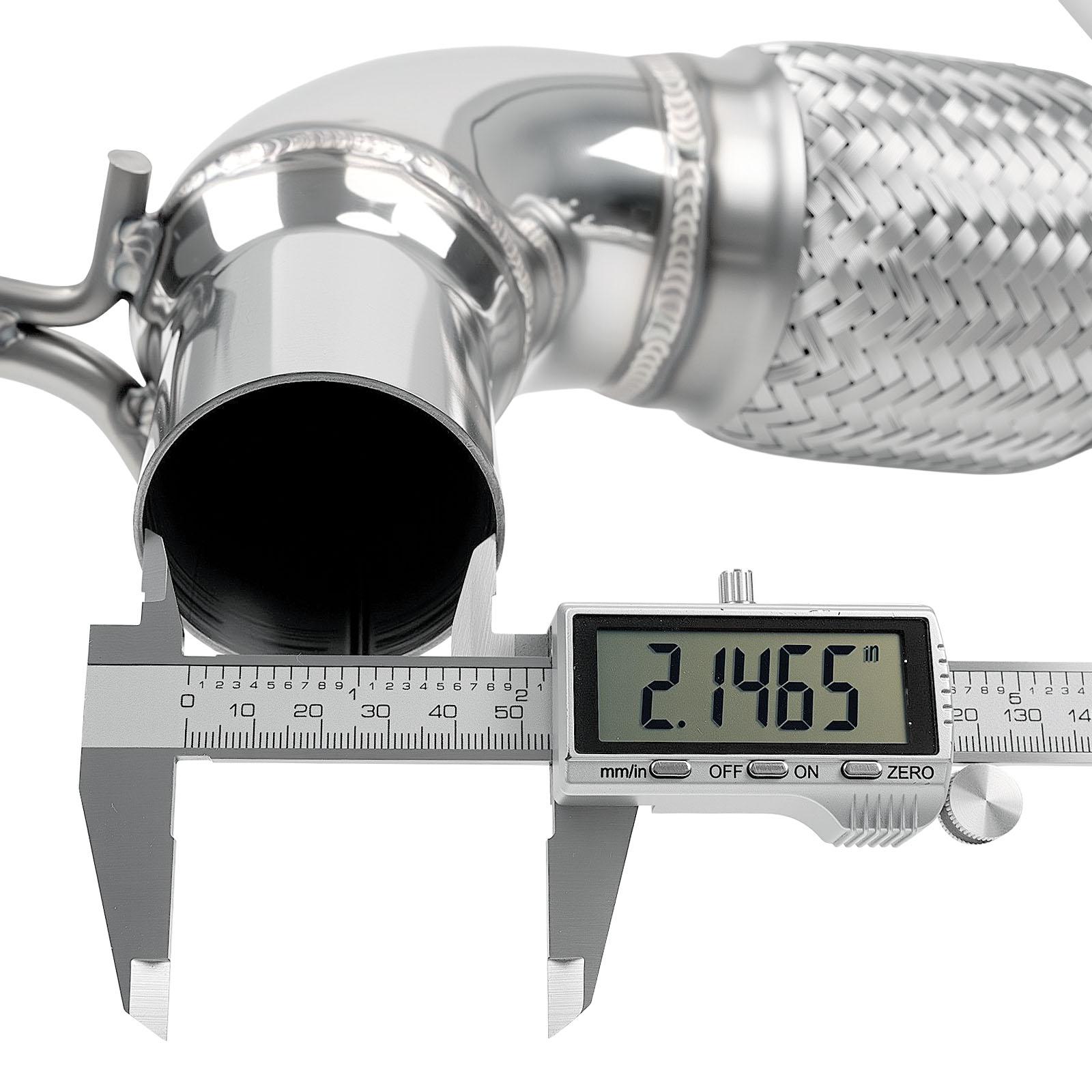 3.0" Catless Turbo Downpipe For 2015-2023 Ford Mustang EcoBoost 2.3T L4 5
