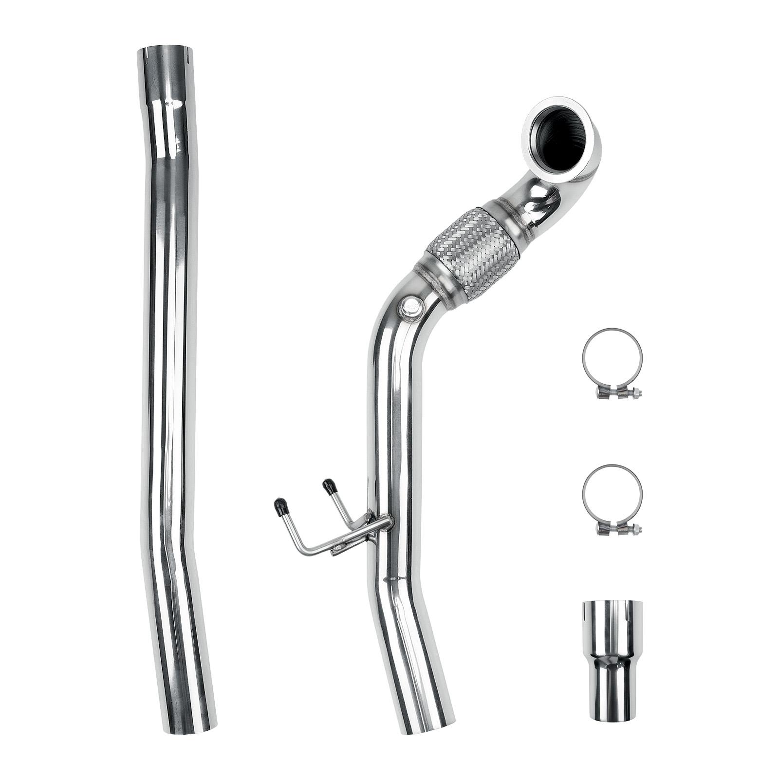 3.0" Catless Turbo Downpipe For 2015+ Audi A3 S3 TT TTS & Volkswagen Golf R GTI 2.0T MQB AWD FWD 0