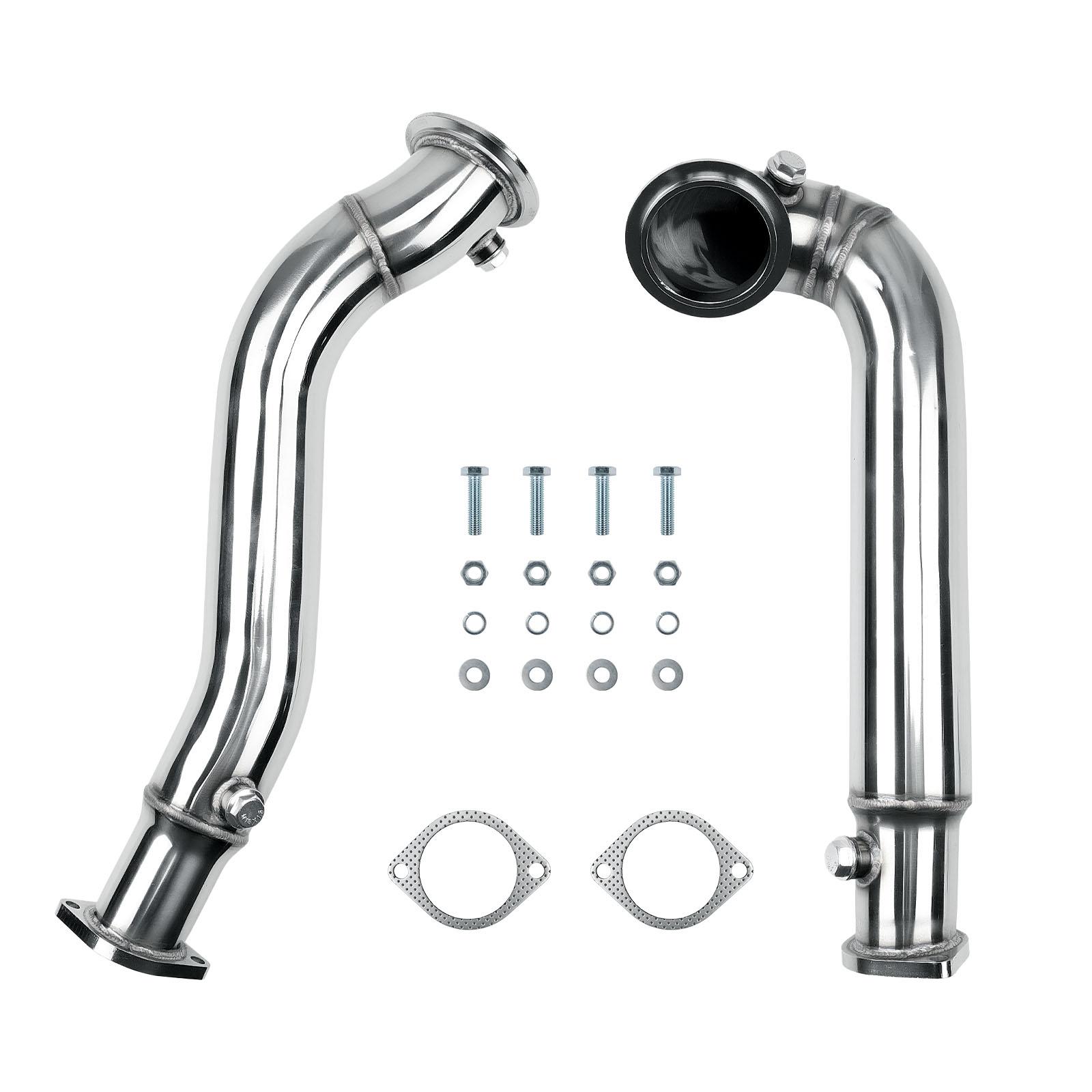 3.0" Twin-Turbo Catless Downpipe For 2008-2010 E60 BMW 535i & 535xi 0