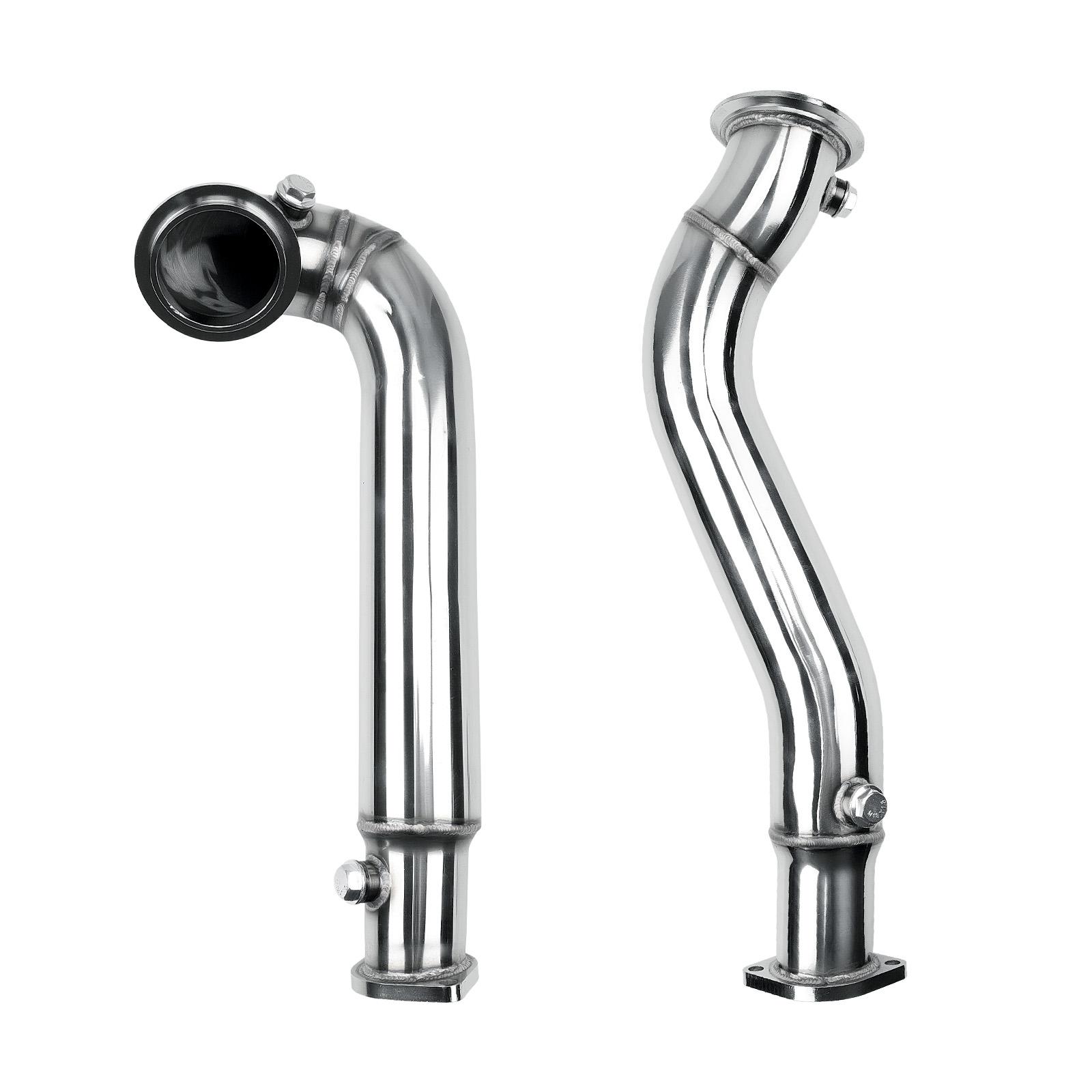 3.0" Twin-Turbo Catless Downpipe For 2008-2010 E60 BMW 535i & 535xi 2