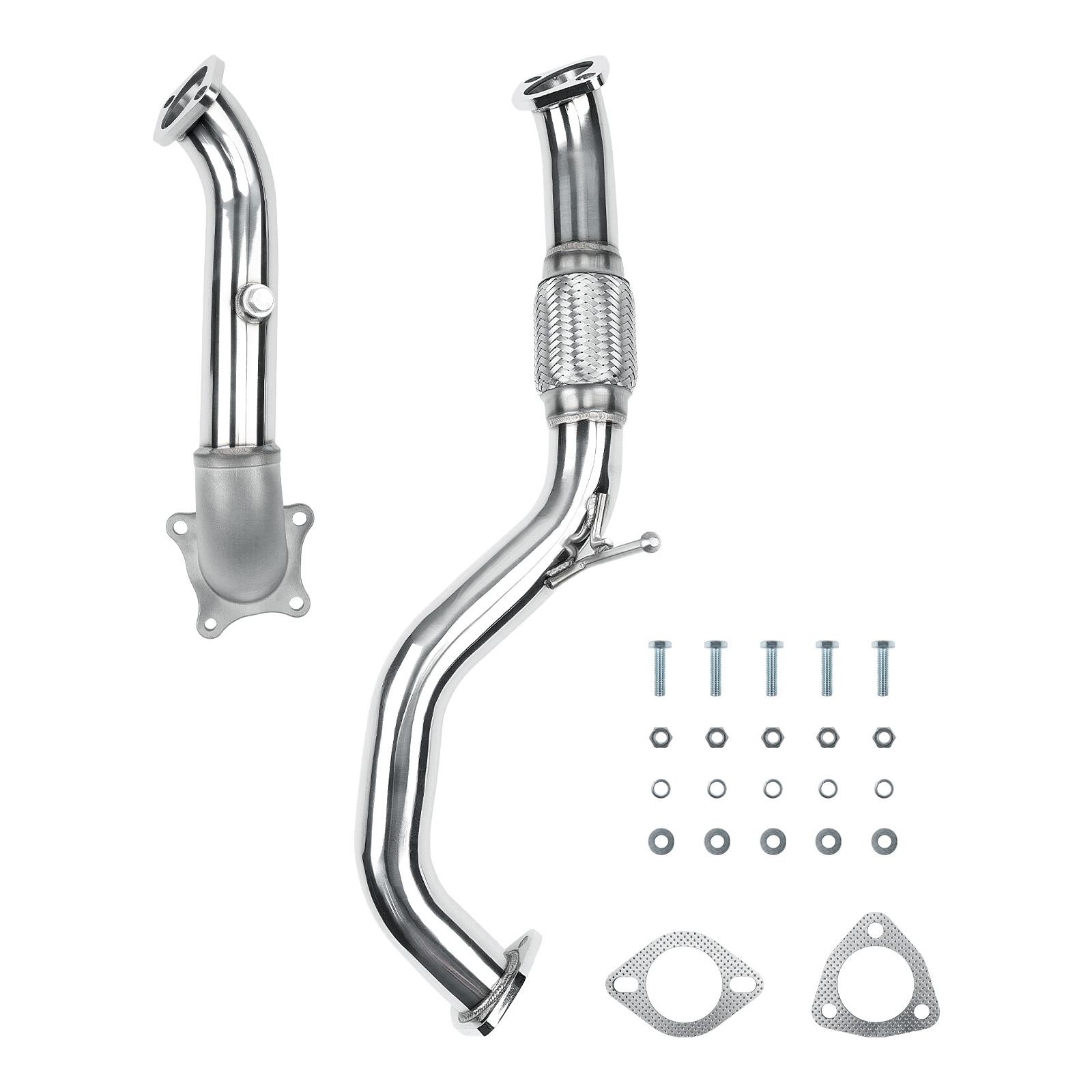 Downpipe Catless Exhaust Front Pipe Kit For 2016-2021 Honda Civic 1.5L EX Si FC1 FC3 FK7 0