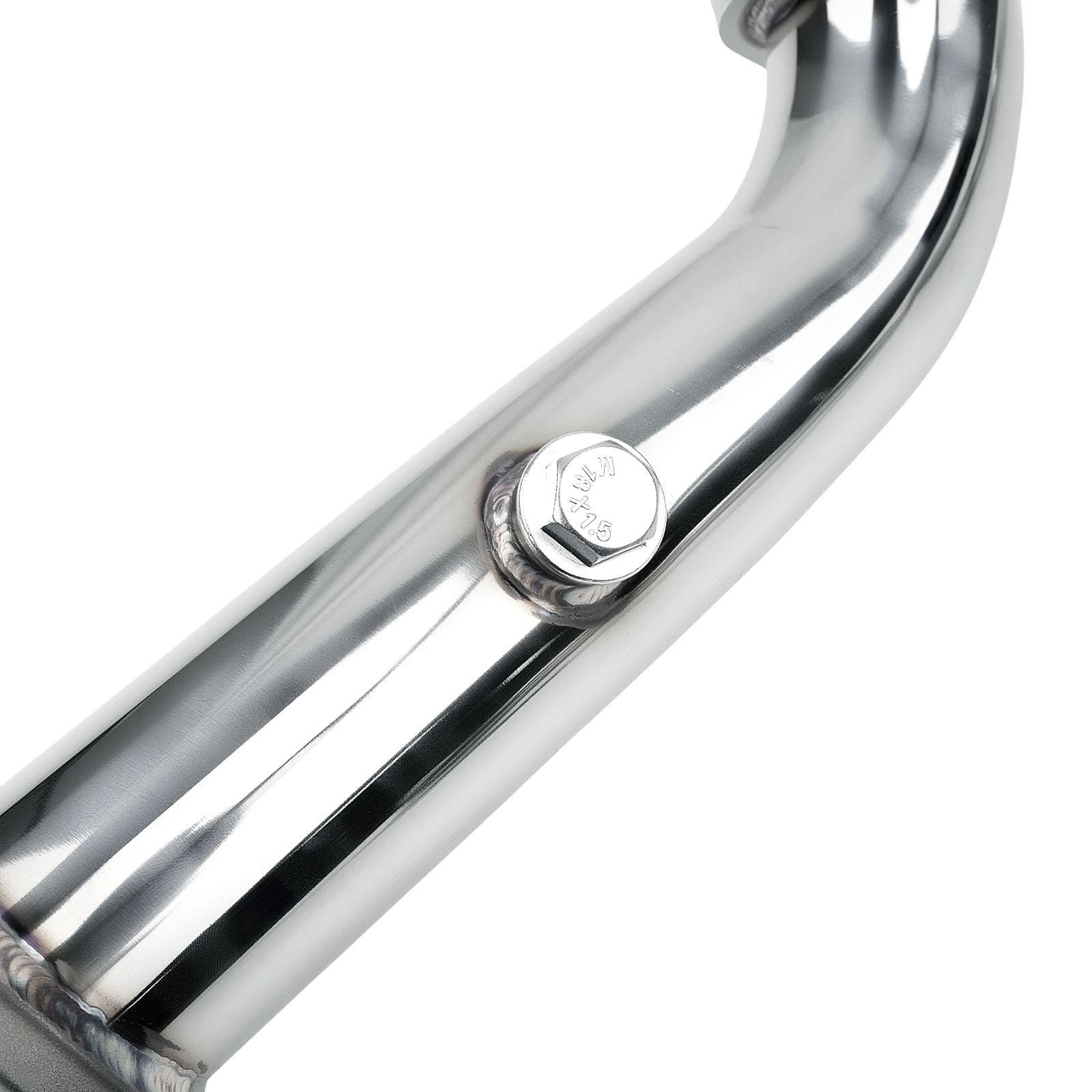 Downpipe Catless Exhaust Front Pipe Kit For 2016-2021 Honda Civic 1.5L EX Si FC1 FC3 FK7 3