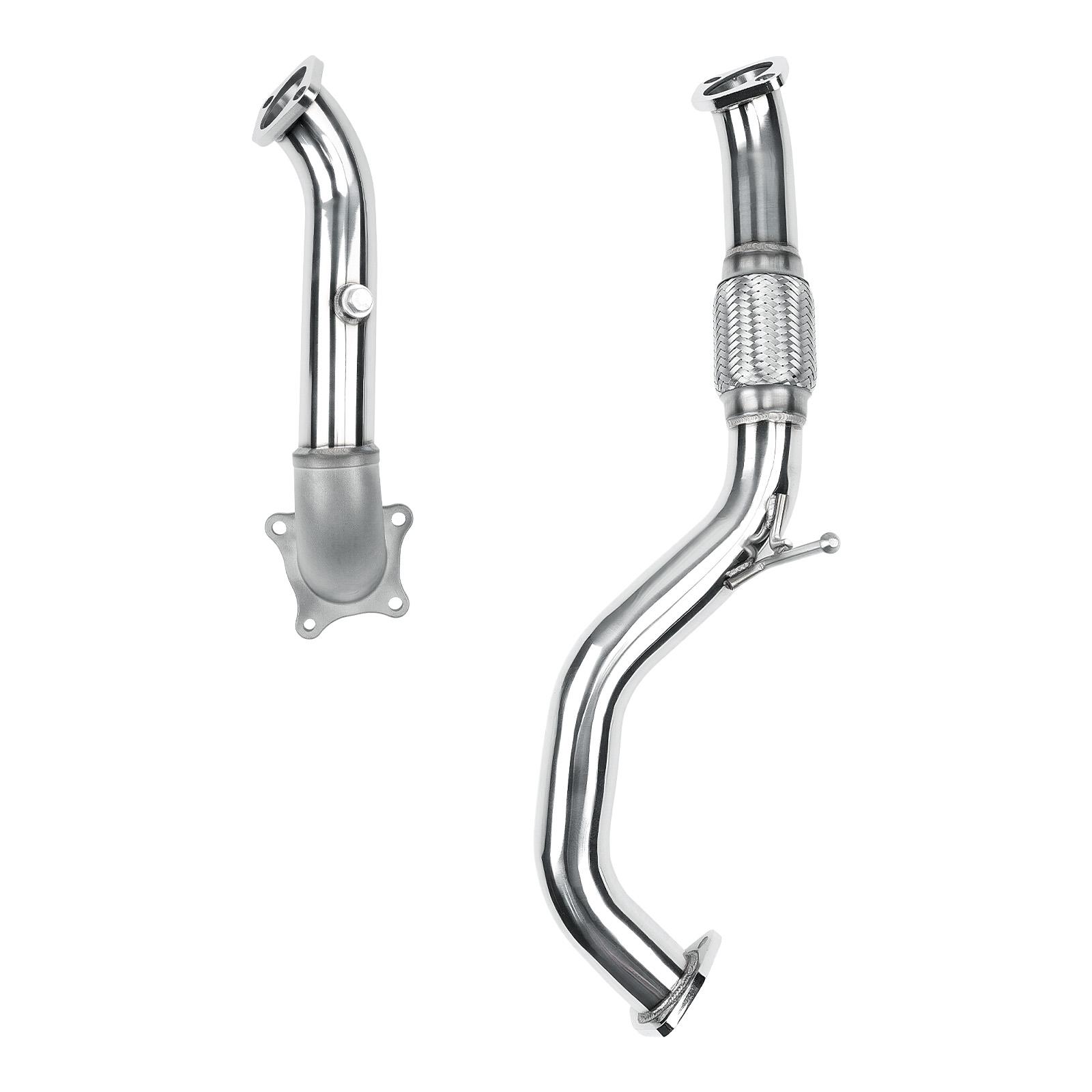 Downpipe Catless Exhaust Front Pipe Kit For 2016-2021 Honda Civic 1.5L EX Si FC1 FC3 FK7 1