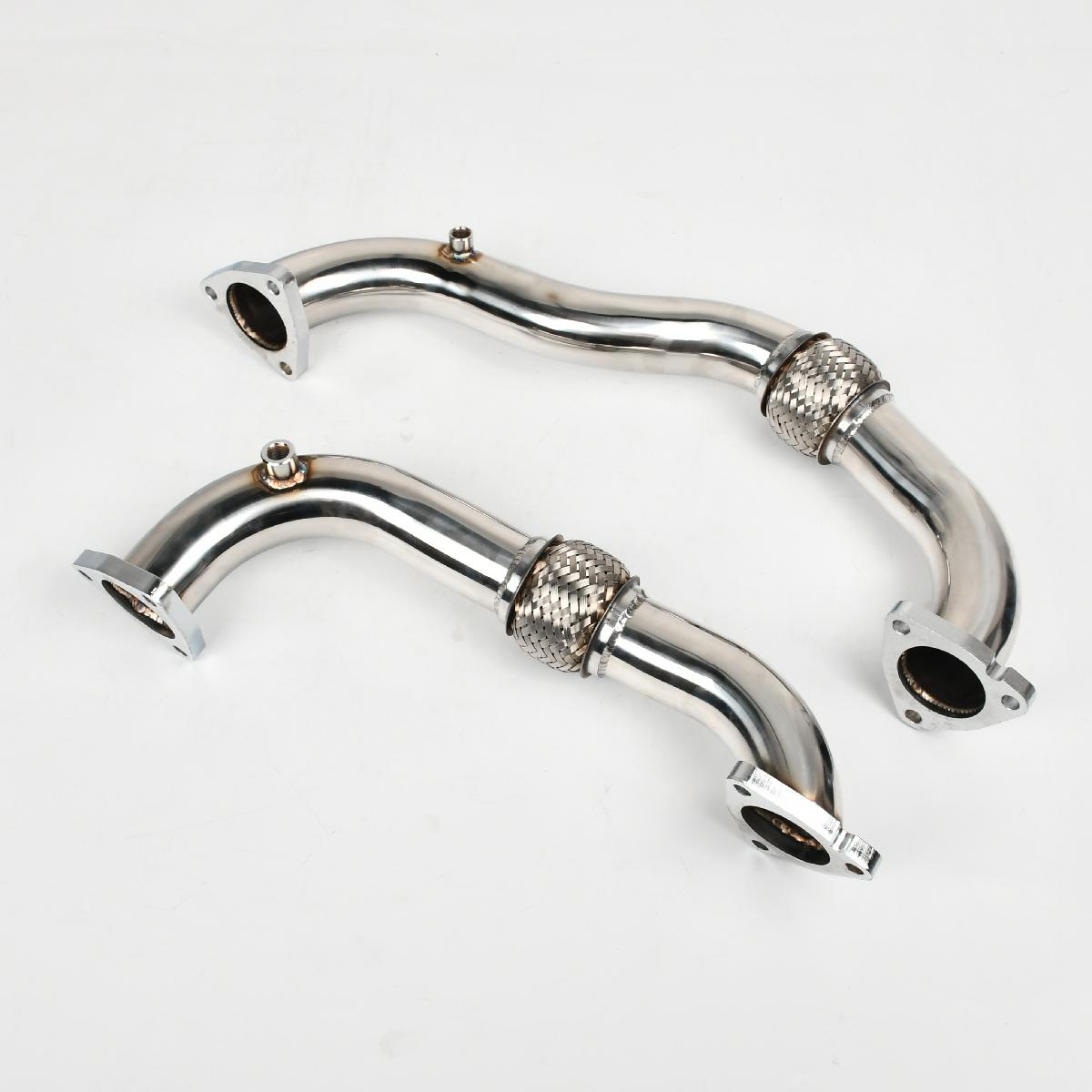 Up-pipe Exhaust For 2008 2009 2010 Ford F-250 350 450 550 Super Duty Powerstroke Diesel 6.4L No EGR | Vigor Diesel 3