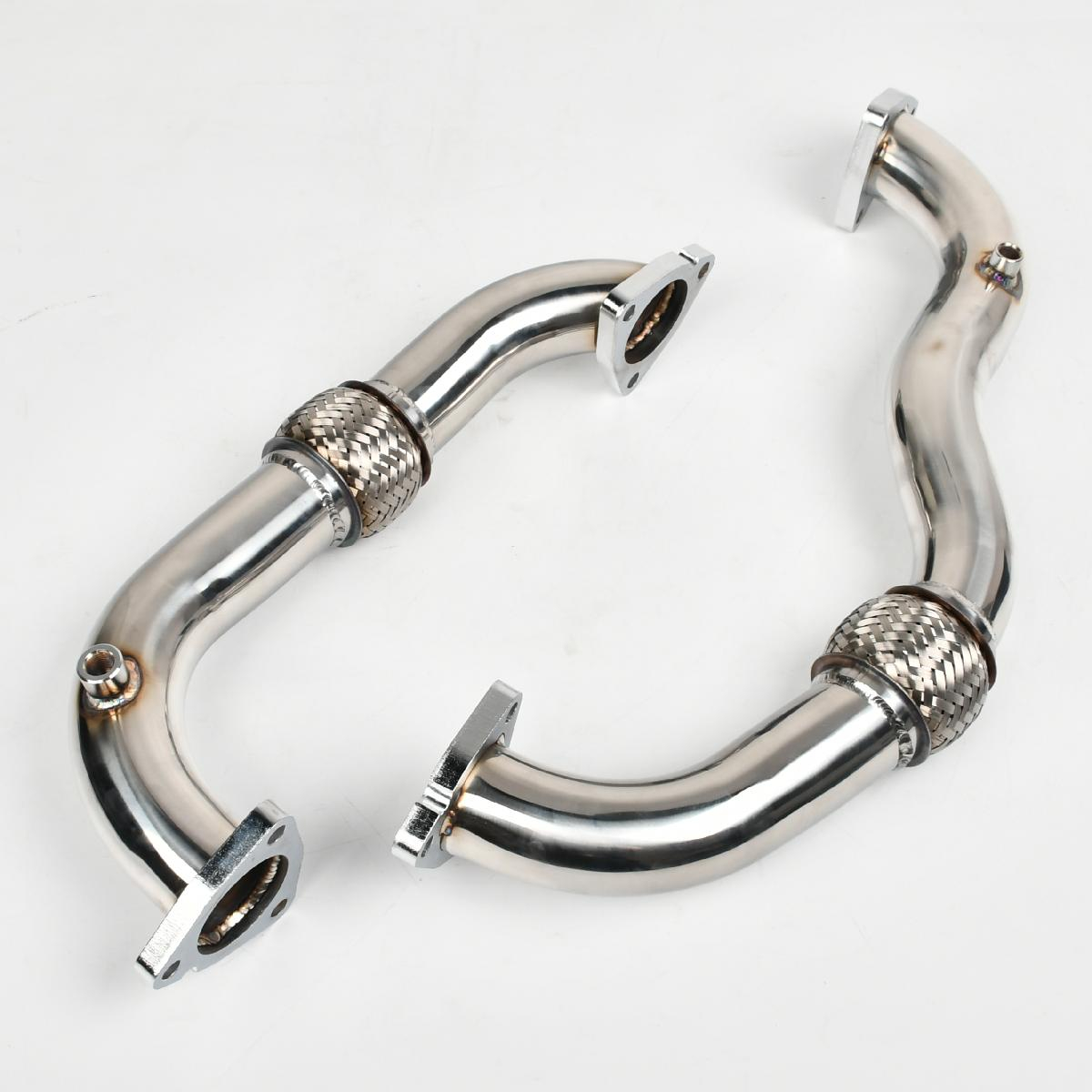 Up-pipe Exhaust For 2008 2009 2010 Ford F-250 350 450 550 Super Duty Powerstroke Diesel 6.4L No EGR | Vigor Diesel 2