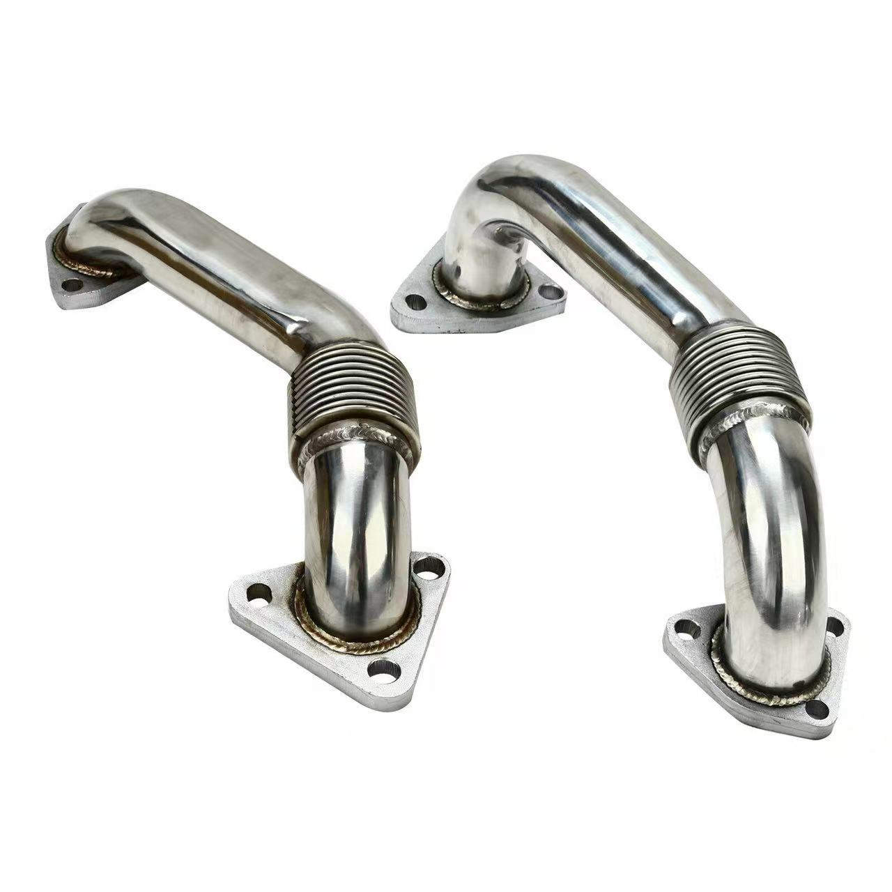 Exhaust Up-Pipe For 2001-2016 6.6L Chevrolet GMC Duramax LB7 LLY LBZ LMM LML Dual Sider 1