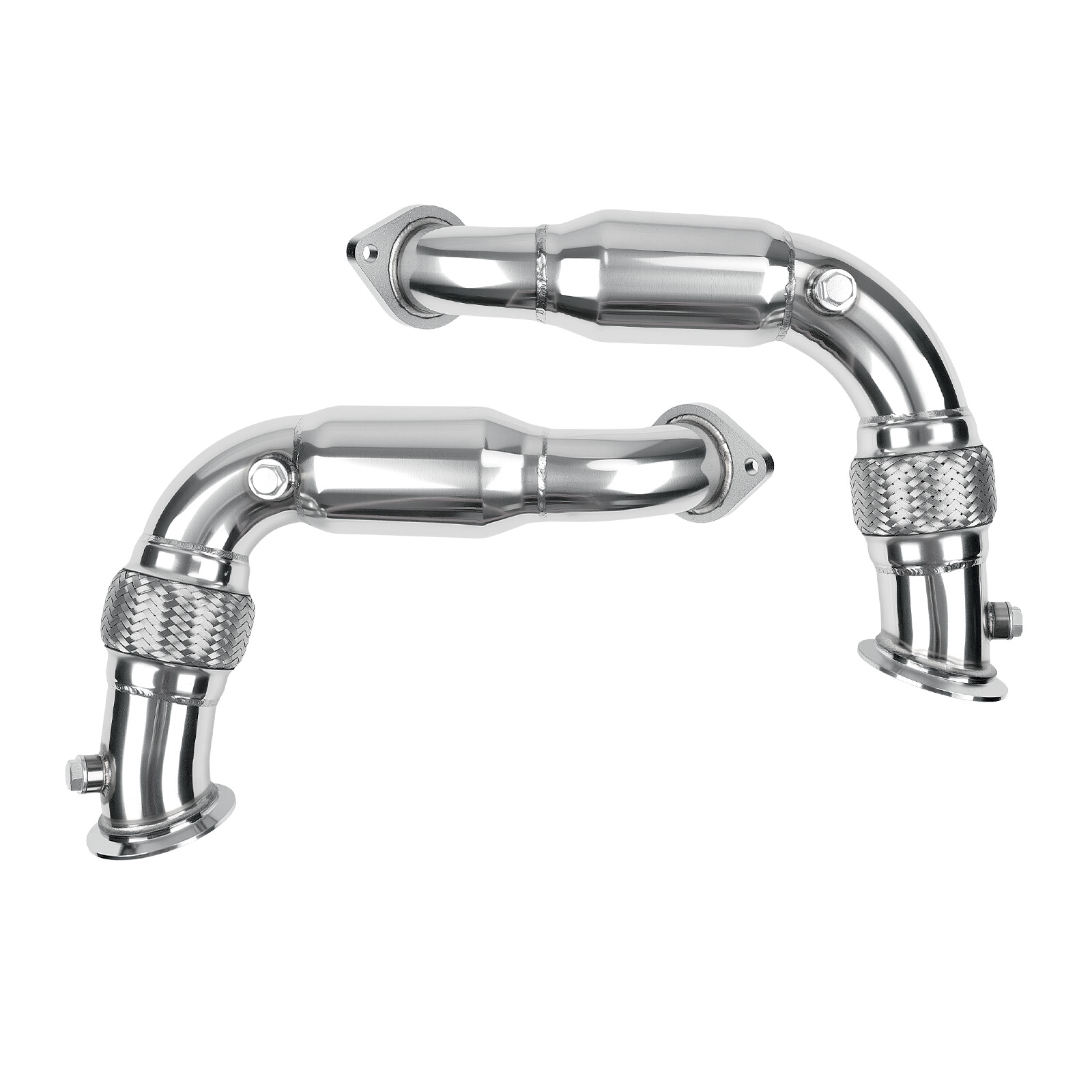 3.0" Catless Downpipe For 2008-2014 F10 550i E70 X5 E71 X6 4.4T N63 V8 9