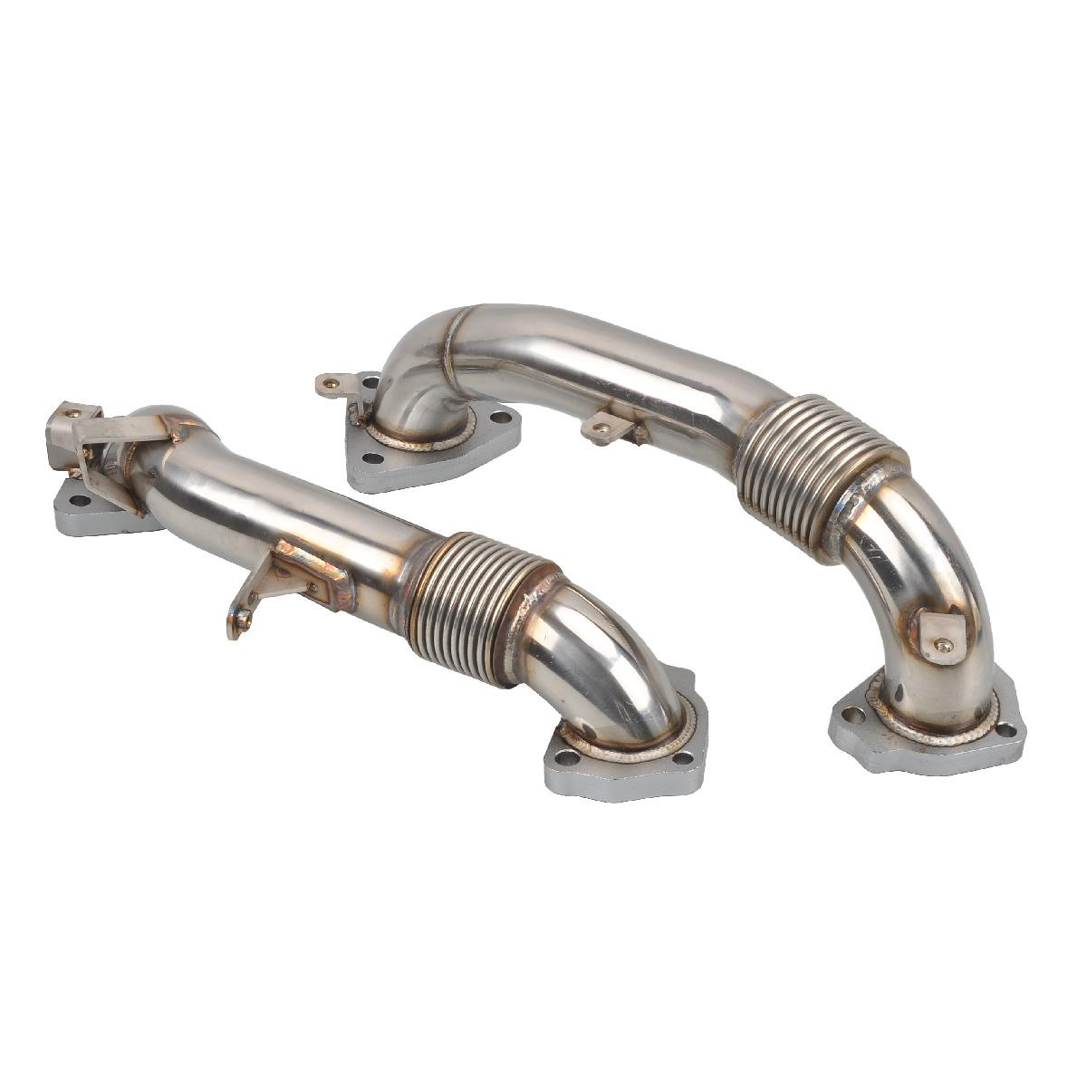 Exhaust Up-pipe For 2017-2025 Duramax 6.6L L5P GM Silverado Sierra 2500 3500HD 1