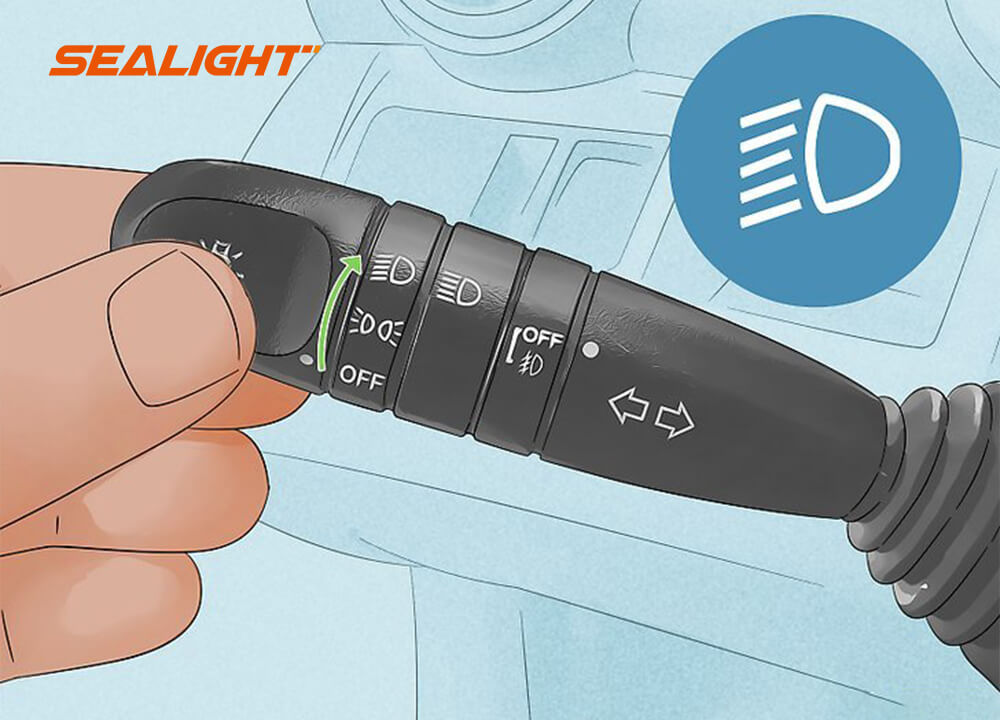 how to turn on fog lights