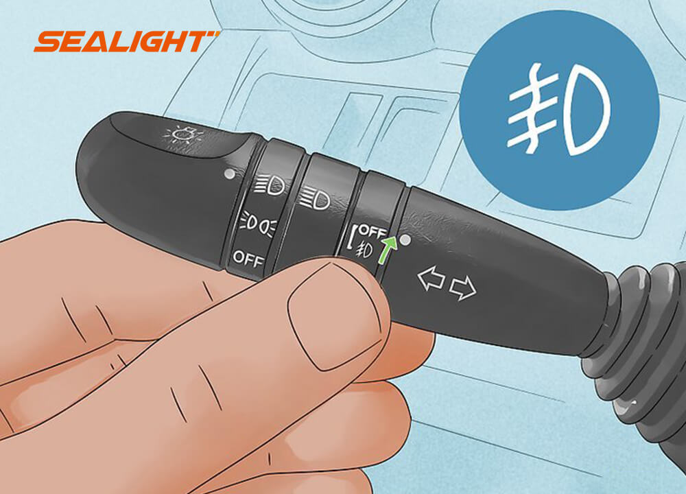 how to switch on fog lights