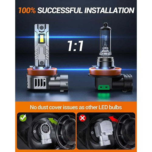 plug and play led headlight bulbs