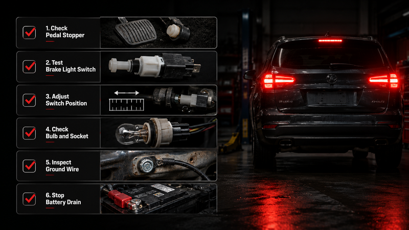 fix brake lights stay on